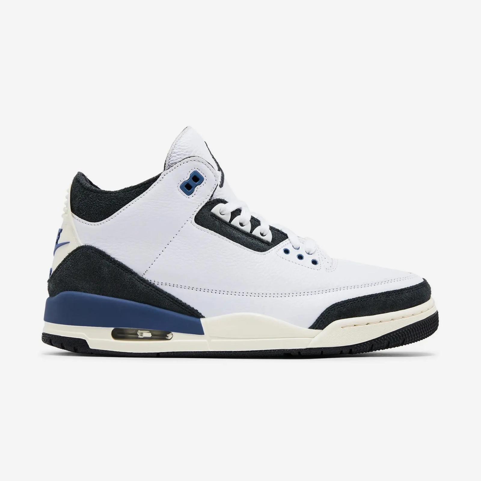 A Ma Maniere x Air Jordan 3 Retro OG SP GH White / Diffused Blue HV8571-100 Release Date April 2025