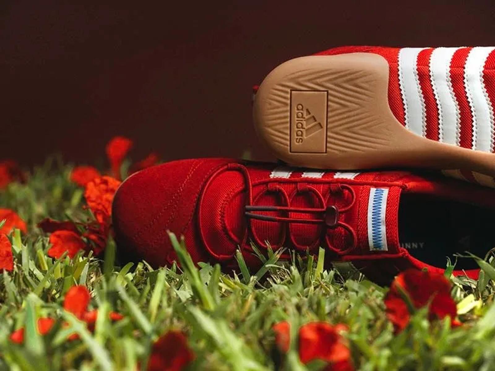 adidas Originals and Bad Bunny Return with the Ballerina in Vivid Red