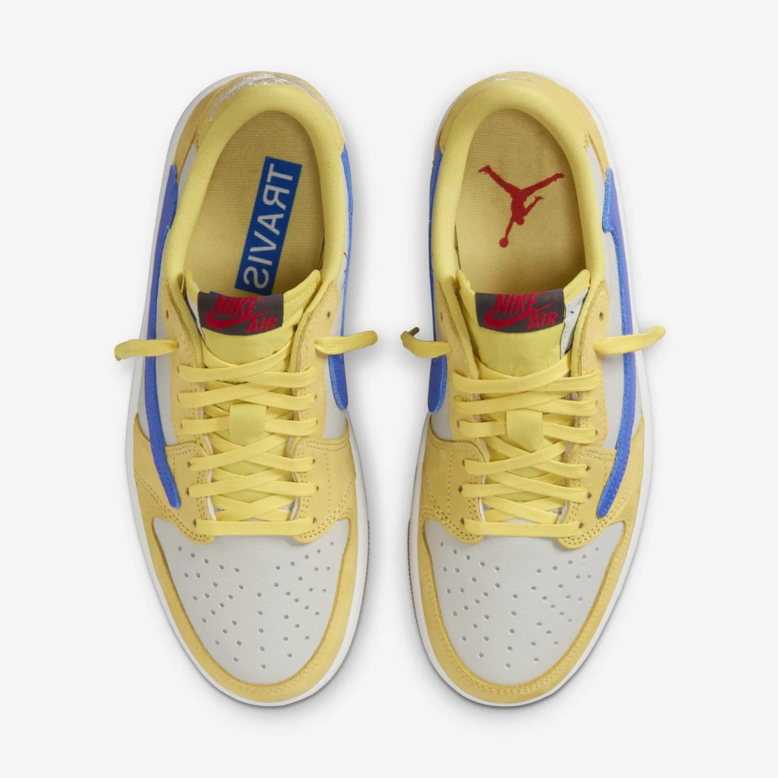 Travis Scott x Air Jordan 1 Low Canary DZ4137-700