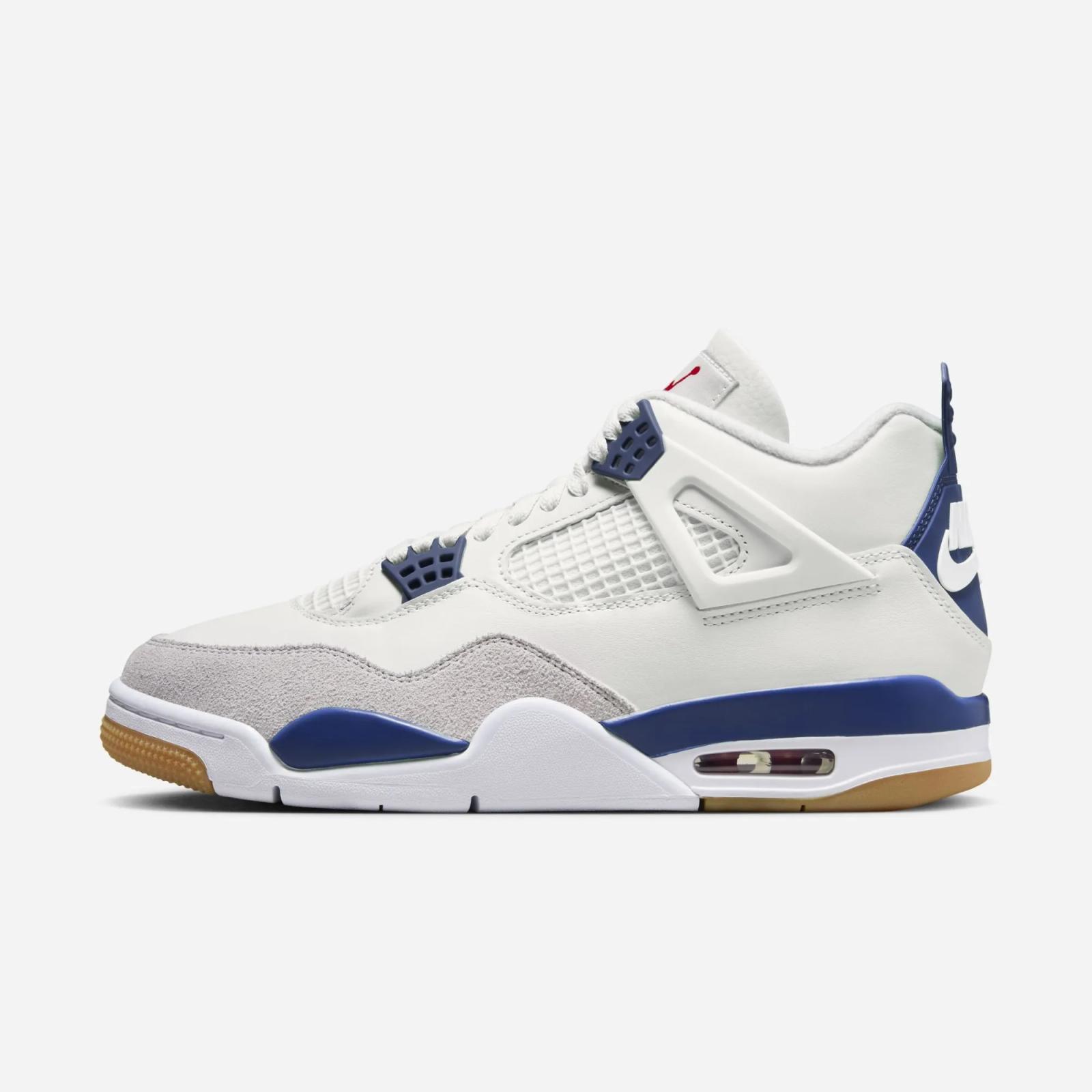 Nike SB x Air Jordan 4 Retro White / Navy DR5415-100