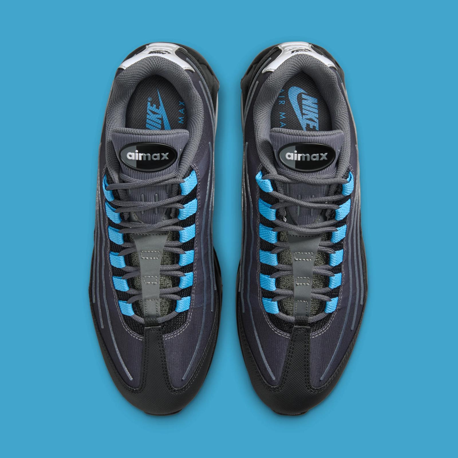 Nike Air Max 95 Big Bubble Tech "Black & University Blue" drops in 2026