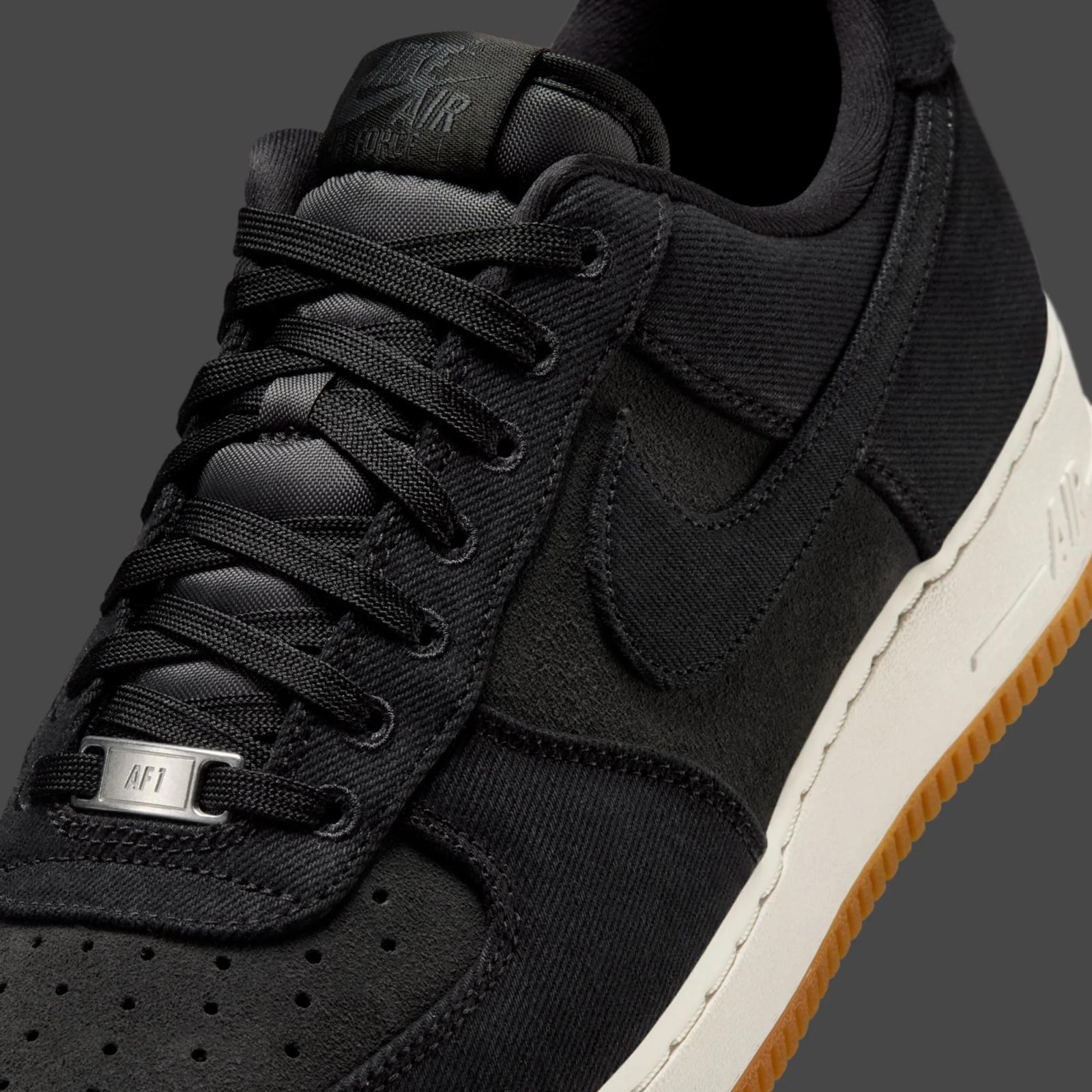 Nike Air Force 1 Low "Black Canvas" releases April 1, 2026