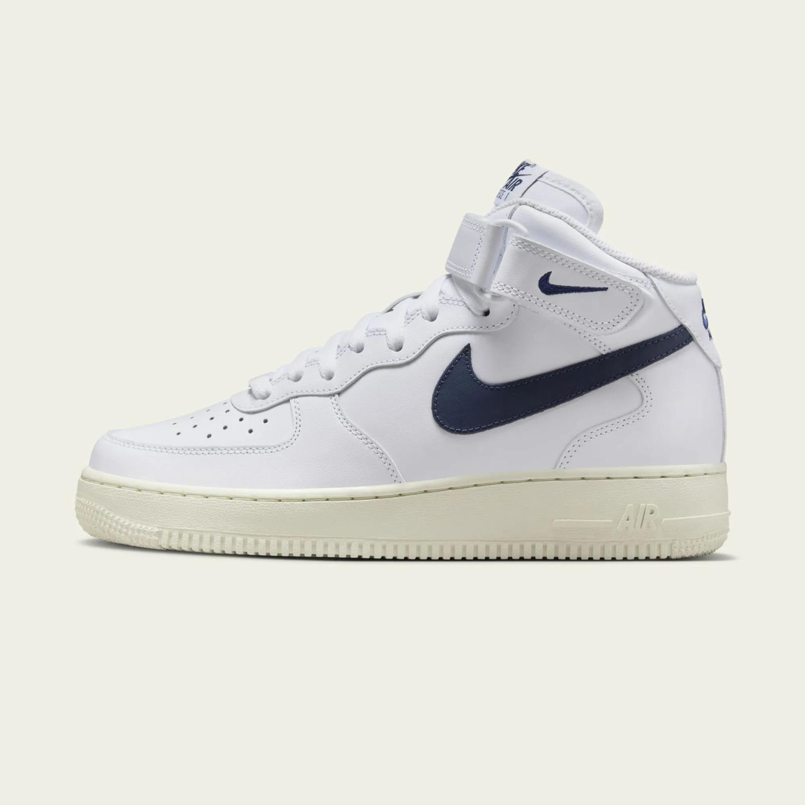 Nike Air Force 1 ’07 Mid “Midnight Navy / Coconut Milk”