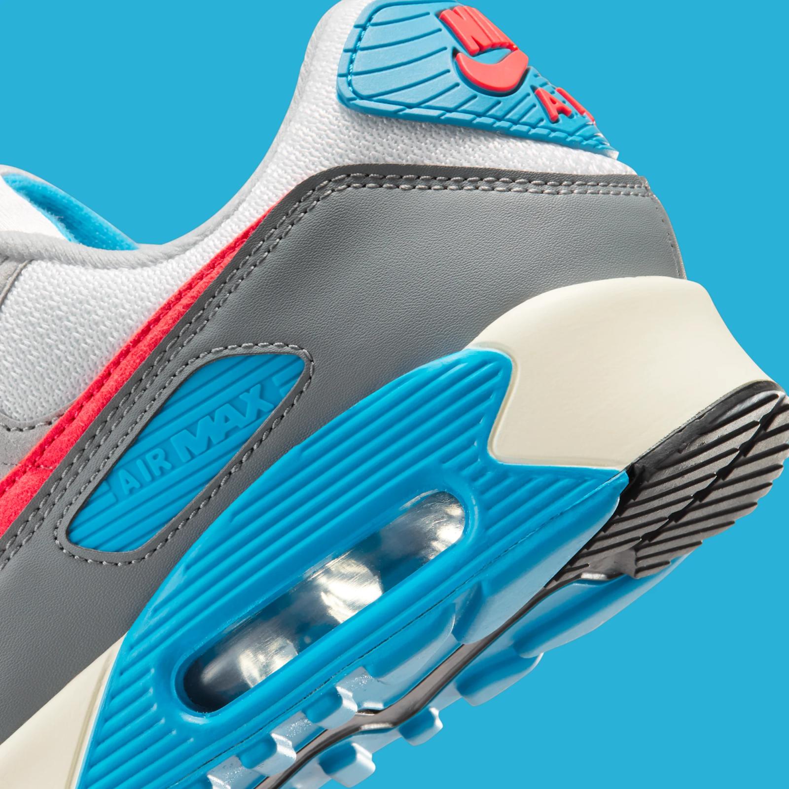 Nike Air Max 90 "Cool Grey & Infrared 23" drops April 1st, 2026