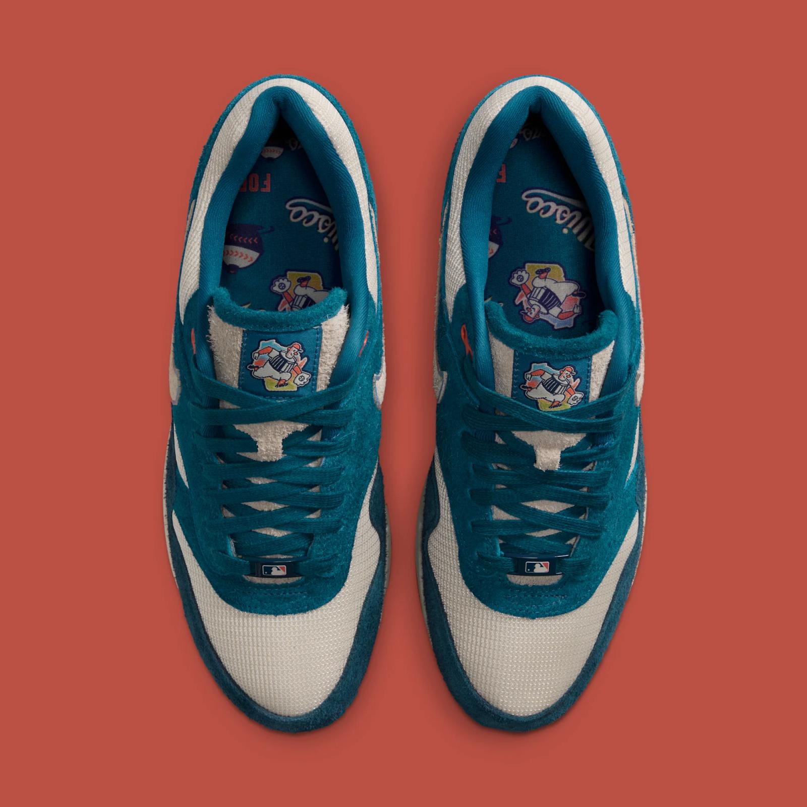 Nike Air Max 1 "Milwaukee Brewers" drops May 9th, 2026