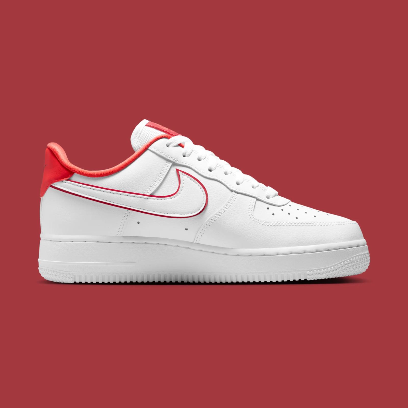 Nike Air Force 1 Low W "White & Tough Red" drops in 2026