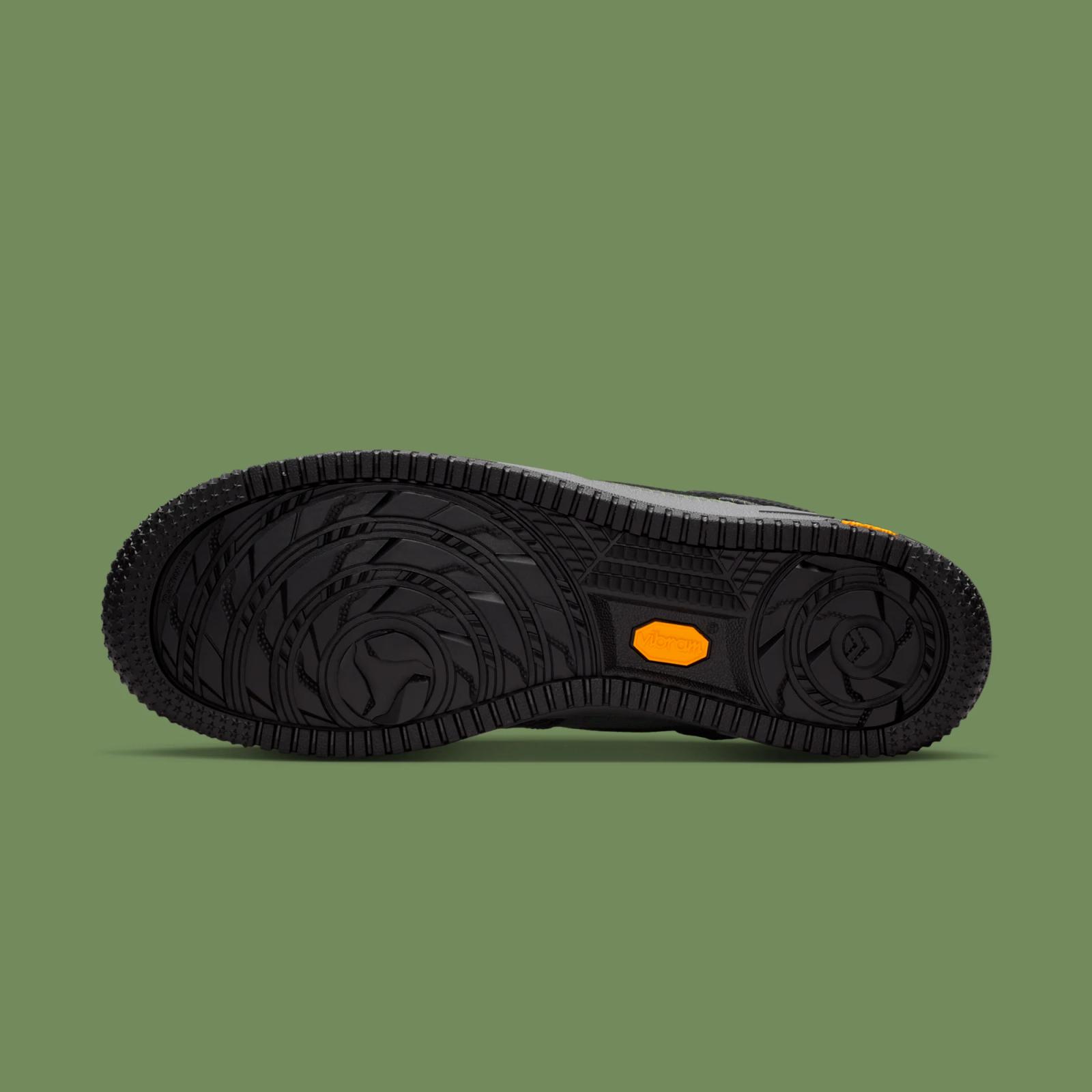 Vibram x Nike Air Force 1 Low LX "Black" drops April 1st, 2026