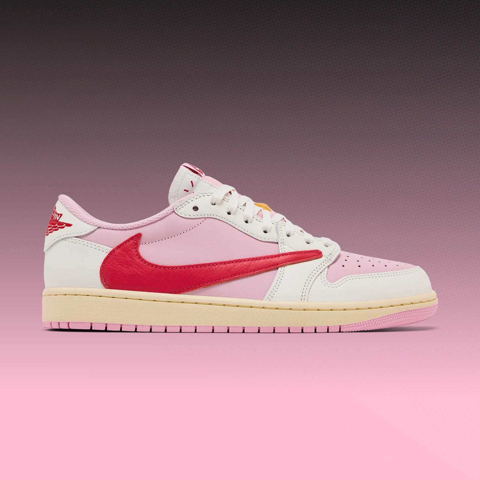 Travis Scott x Air Jordan 1 Retro Low OG “Sail & Shy Pink” releasing in 2026