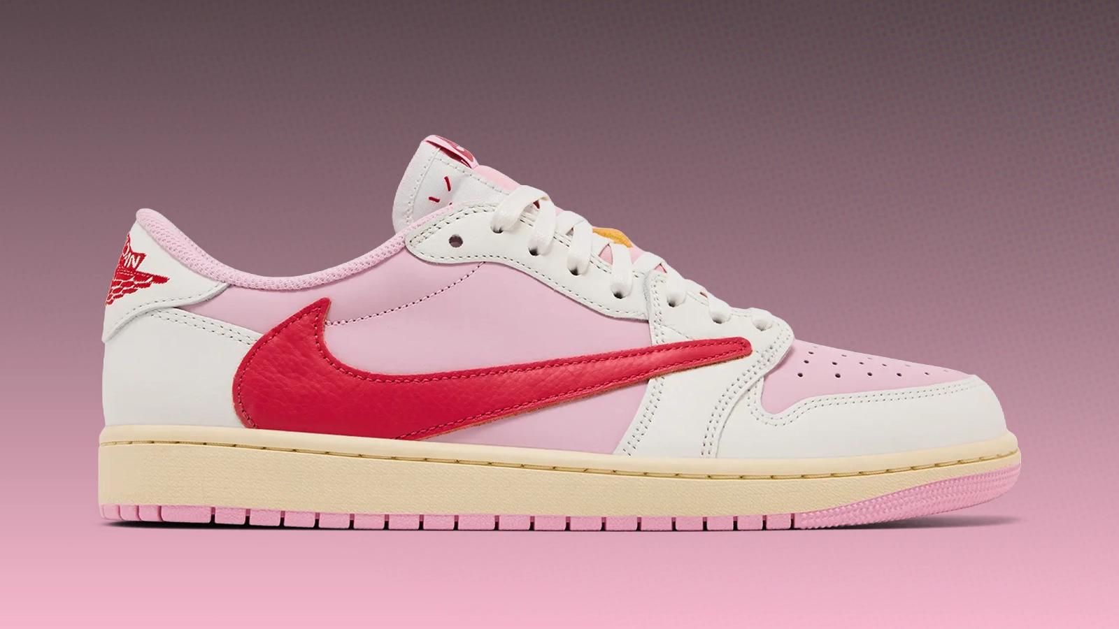 Travis Scott x Air Jordan 1 Retro Low OG “Sail & Shy Pink” se lansează în 2026