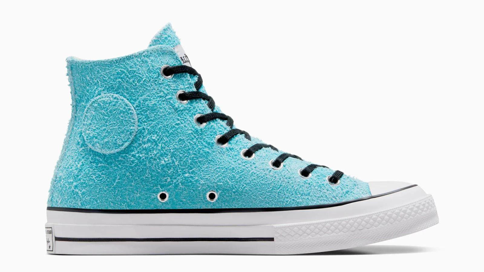 Stussy x Converse Chuck 70 High Sky Blue