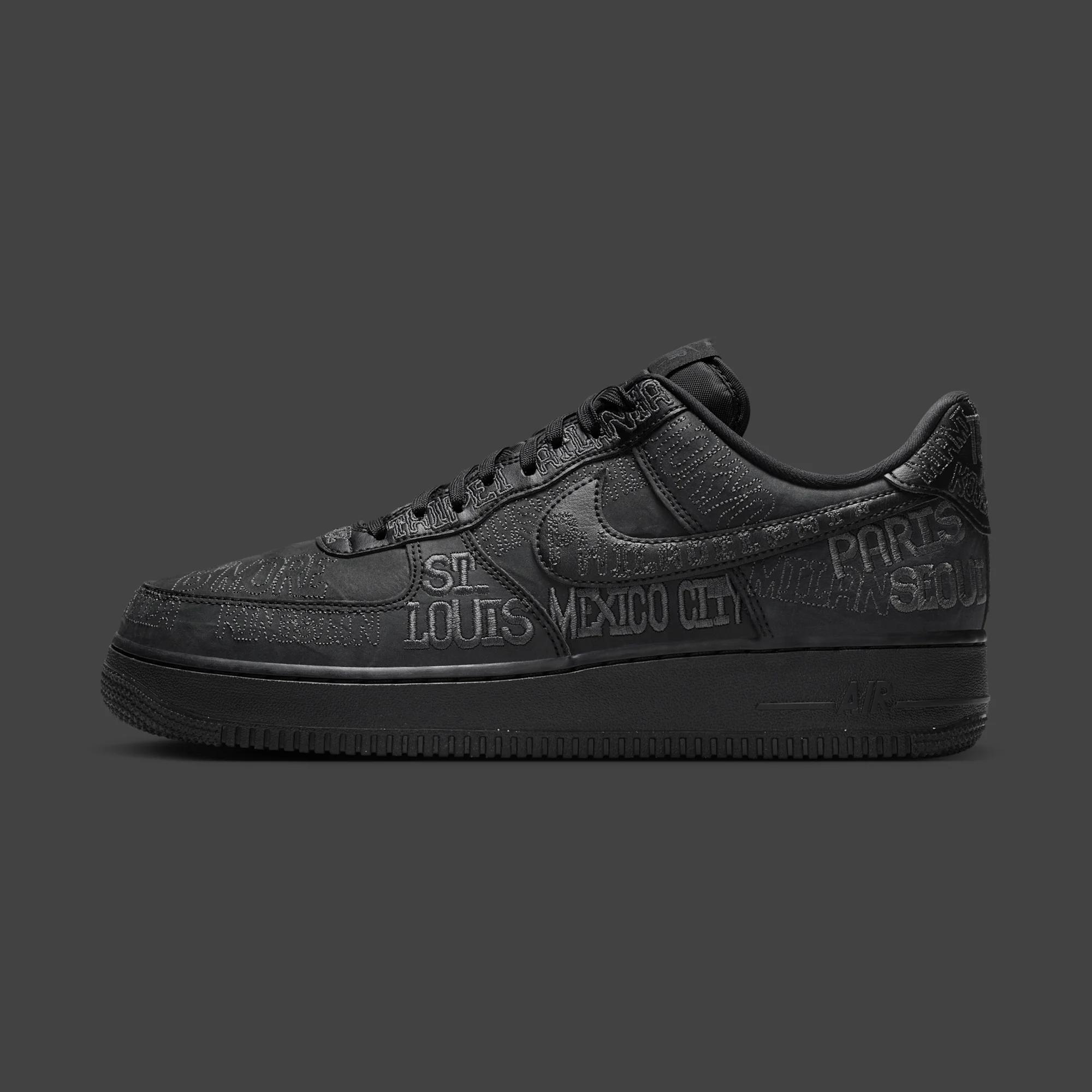 Nike Air Force 1 Low "Black & Anthracite" drops May 1st, 2026