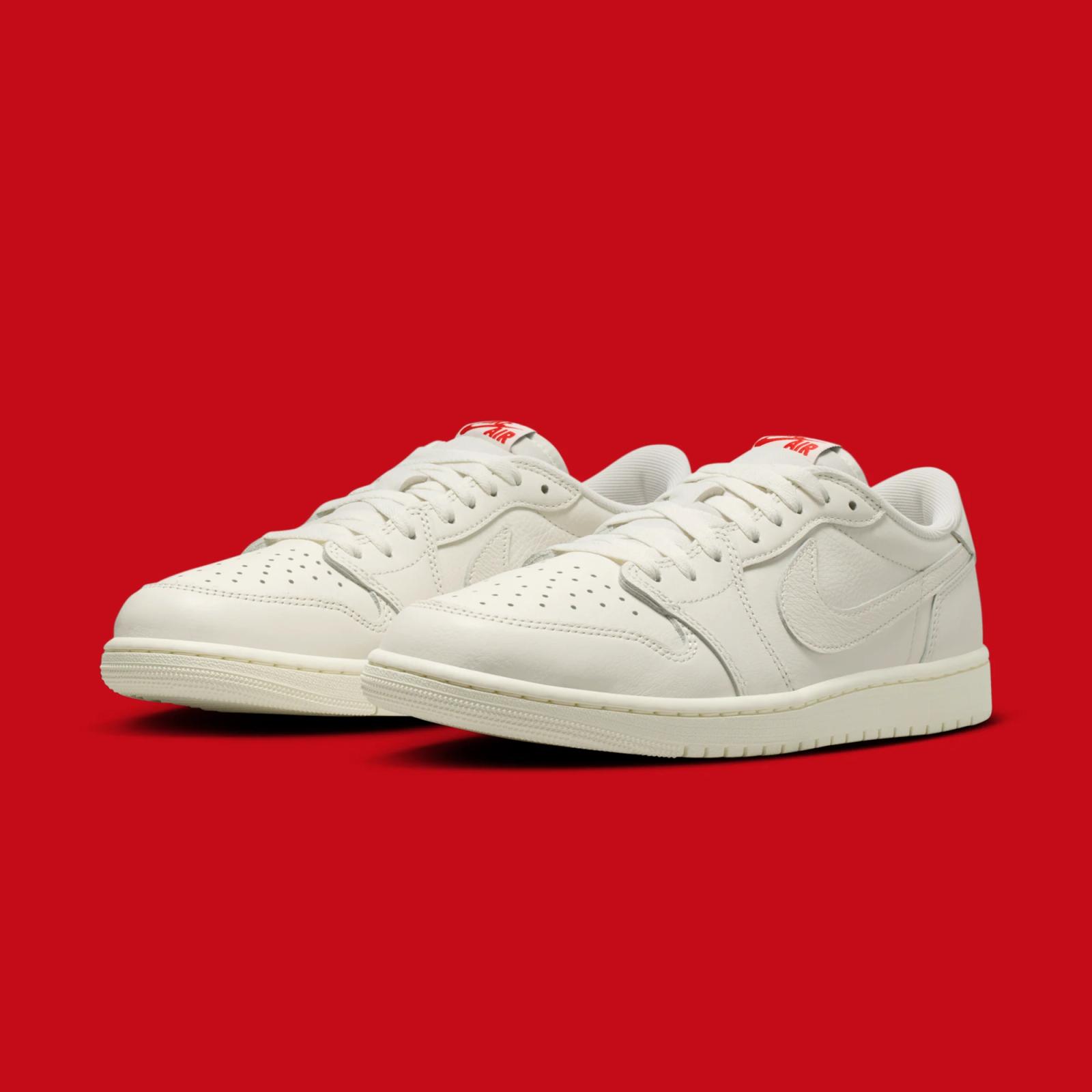 Air Jordan 1 Retro Low OG "Sail & University Red" drops June 6th, 2026