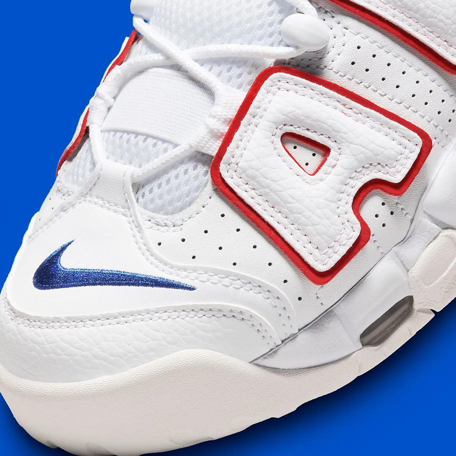 Nike Air More Uptempo 96 White Red Blue