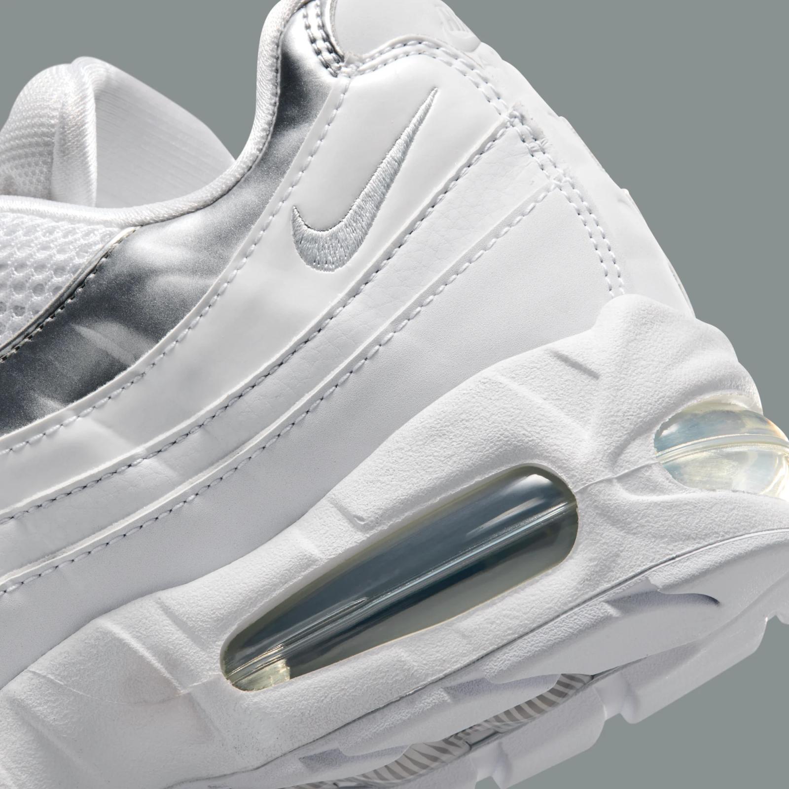 Nike Air Max 95 Big Bubble SE W "White & Metallic Silver" drops in 2026