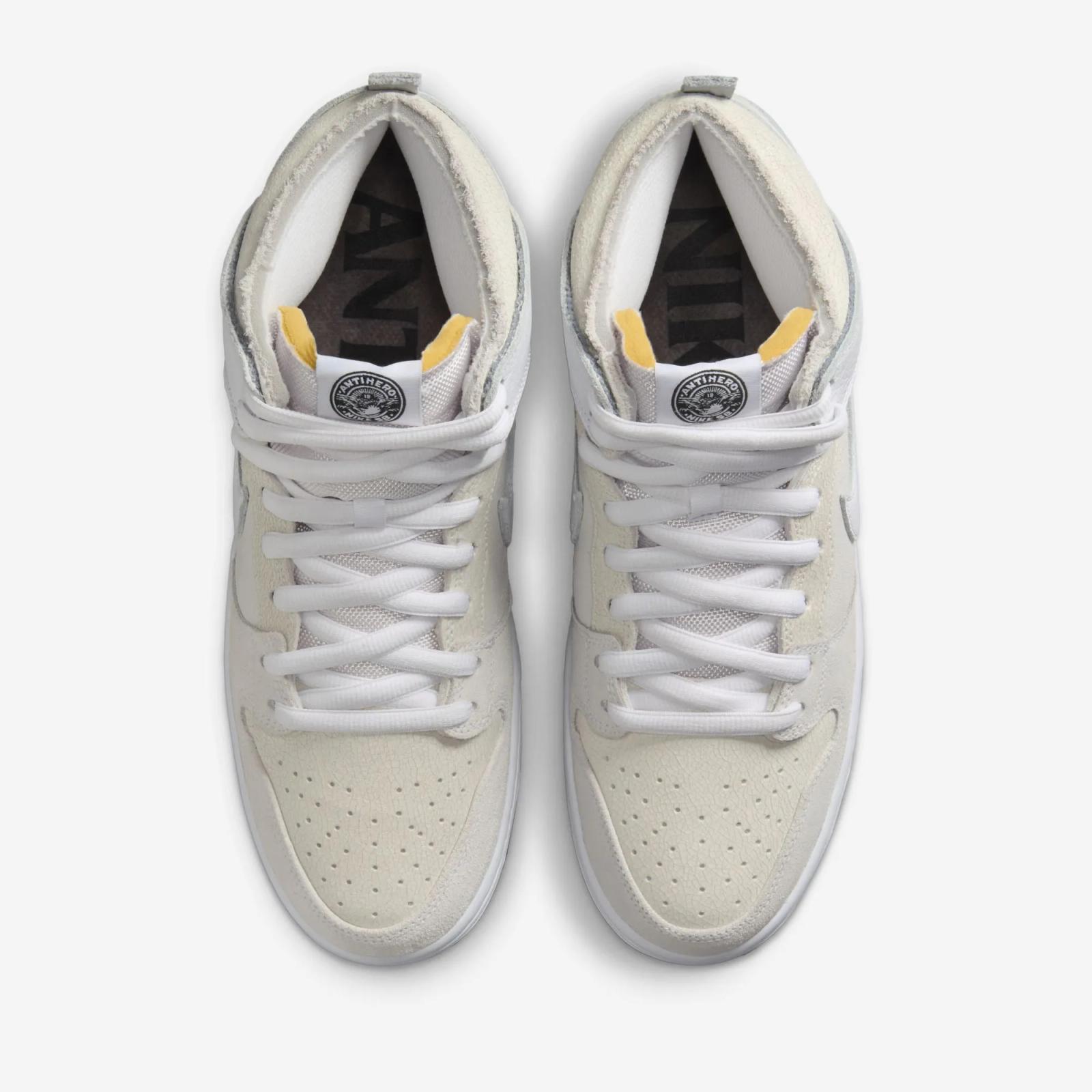 Antihero x Nike SB Dunk High QS White / Black HM5837-100