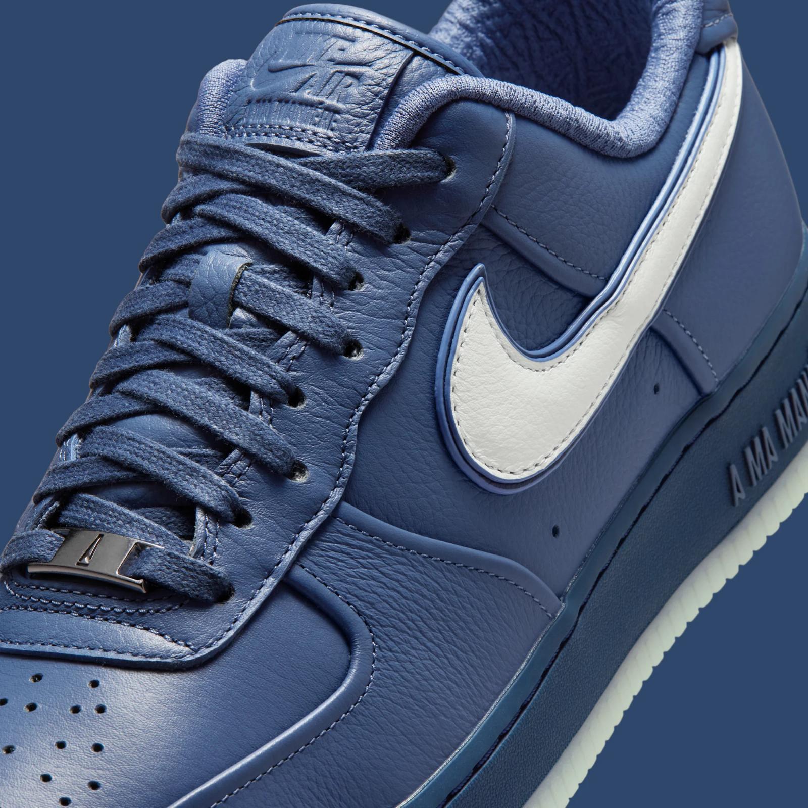 A Ma Maniere x Nike Air Force 1 Low "Diffused Blue" drops in 2026