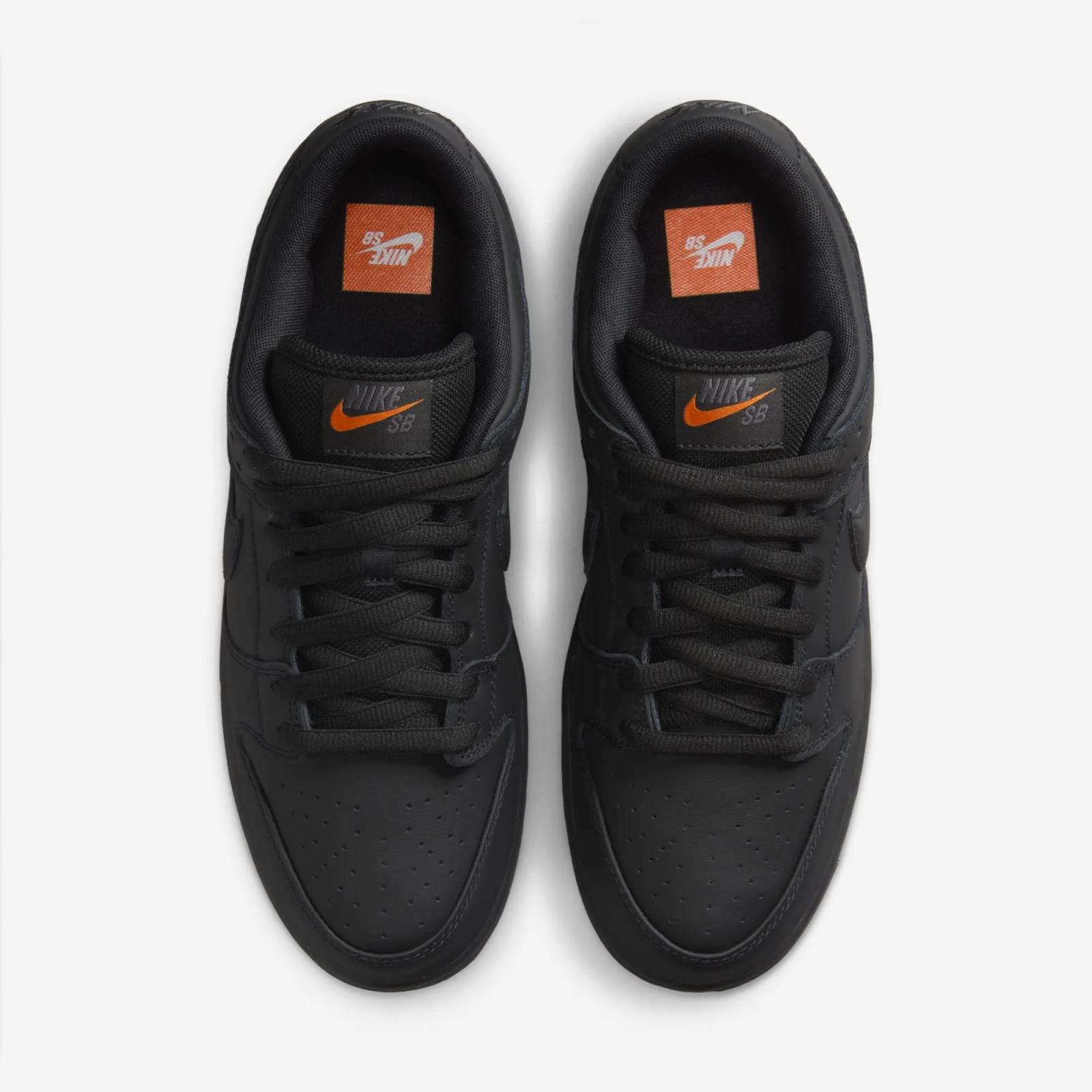 Nike SB Dunk Low Pro ISO Triple Black FJ1674-001