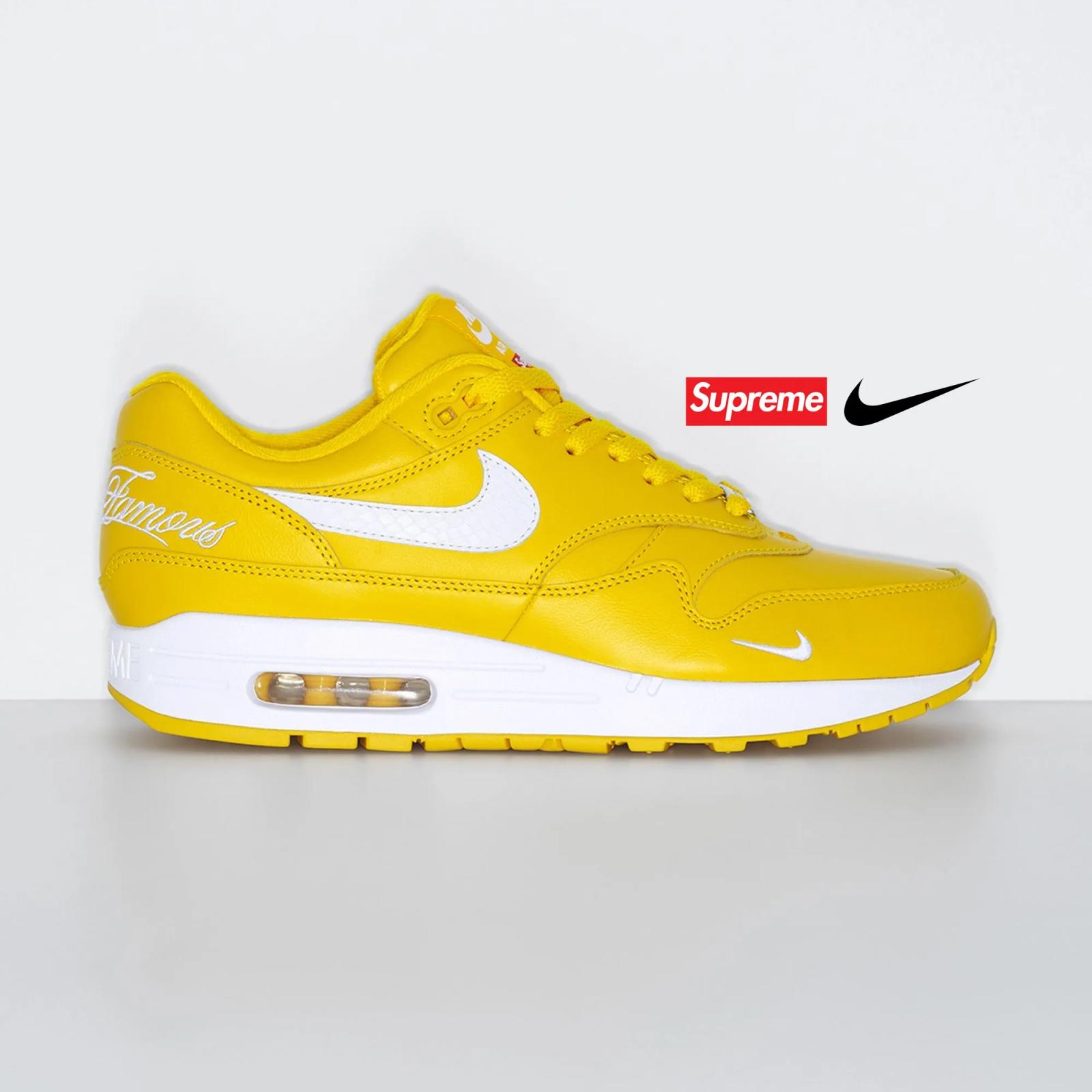 Supreme x Nike Air Max 1 ’87 SP “Speed Yellow”