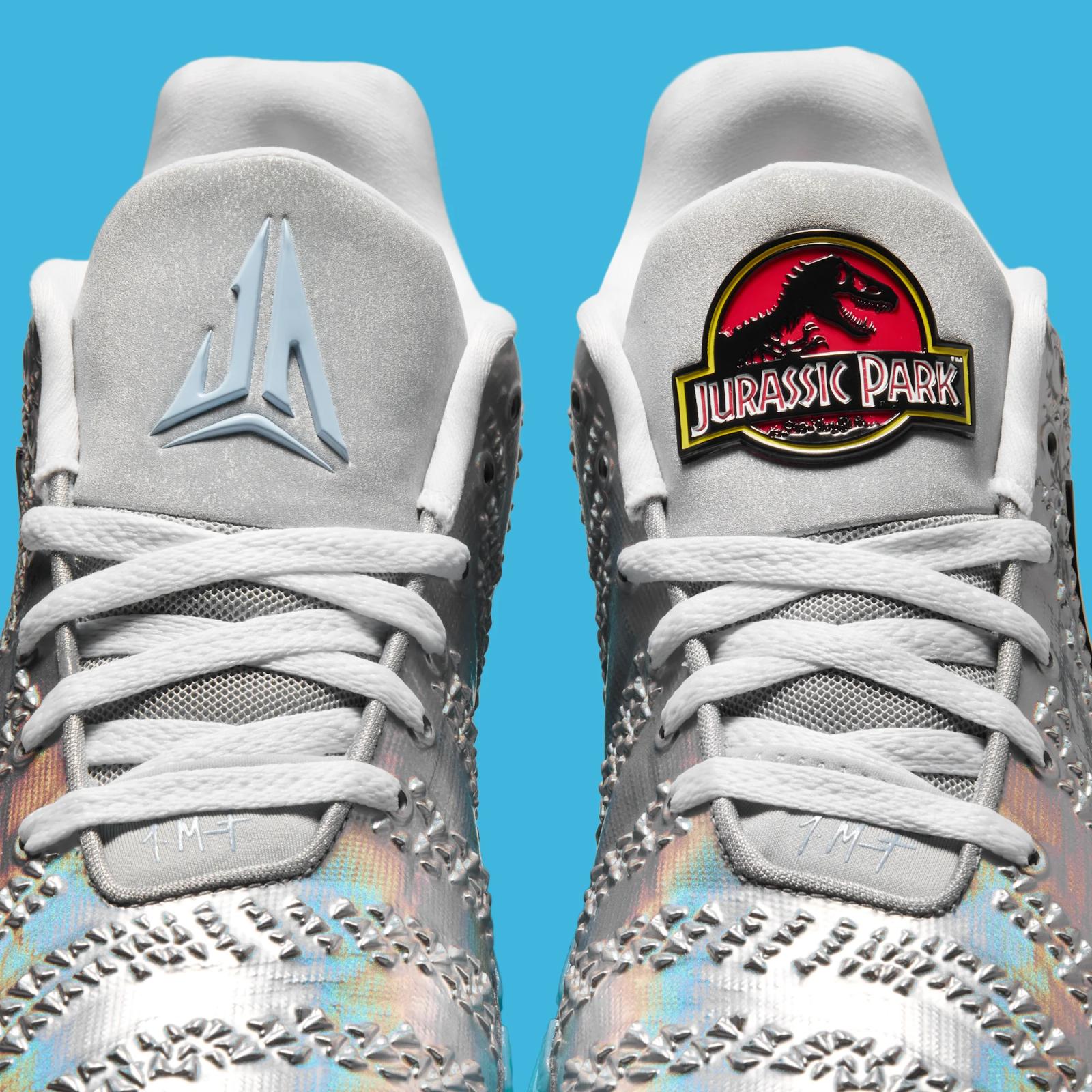 Jurassic Park x Nike Ja 3 "Metallic Silver" drops May 7th, 2026