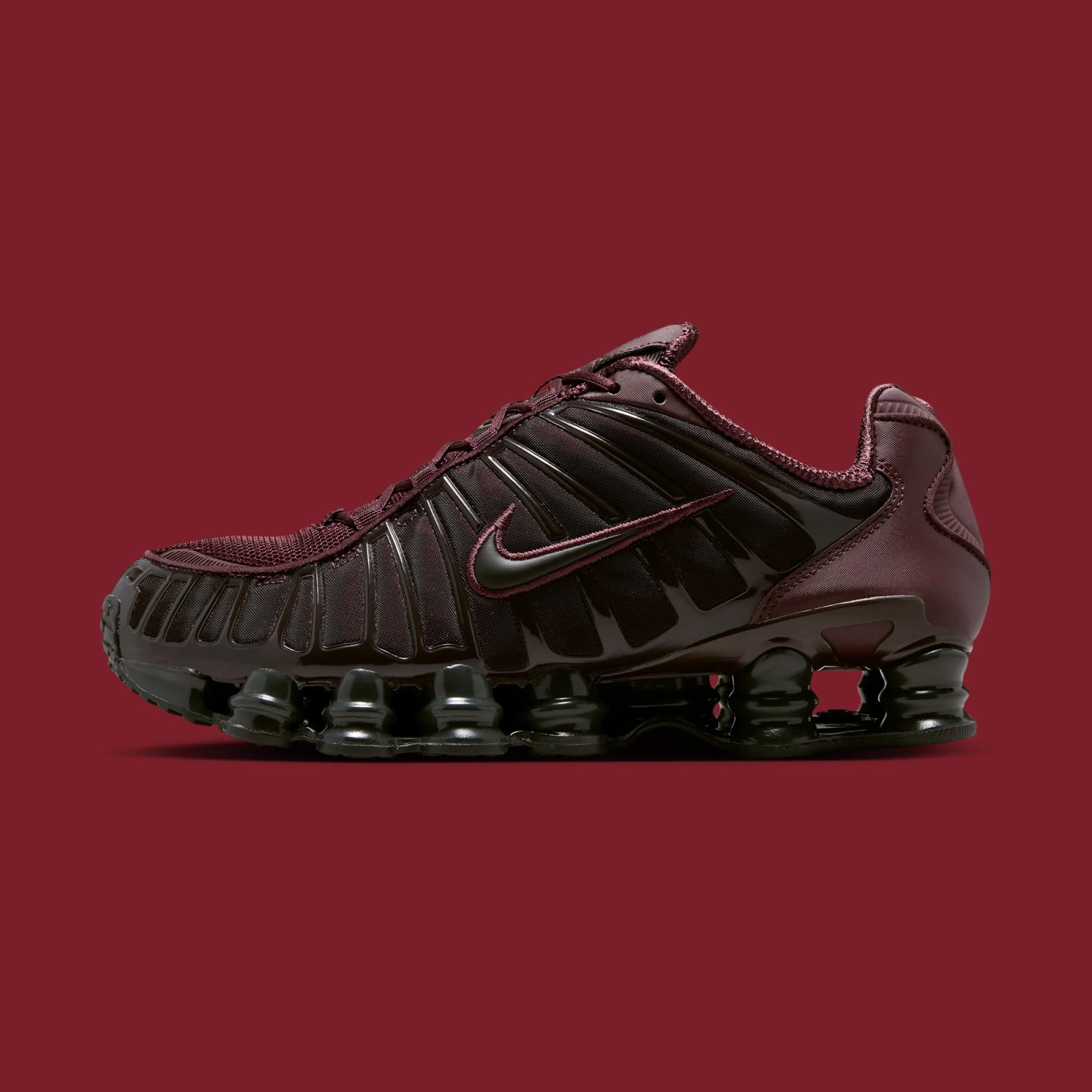Nike Shox TL SE "Burgundy Crush" drops Summer 2026