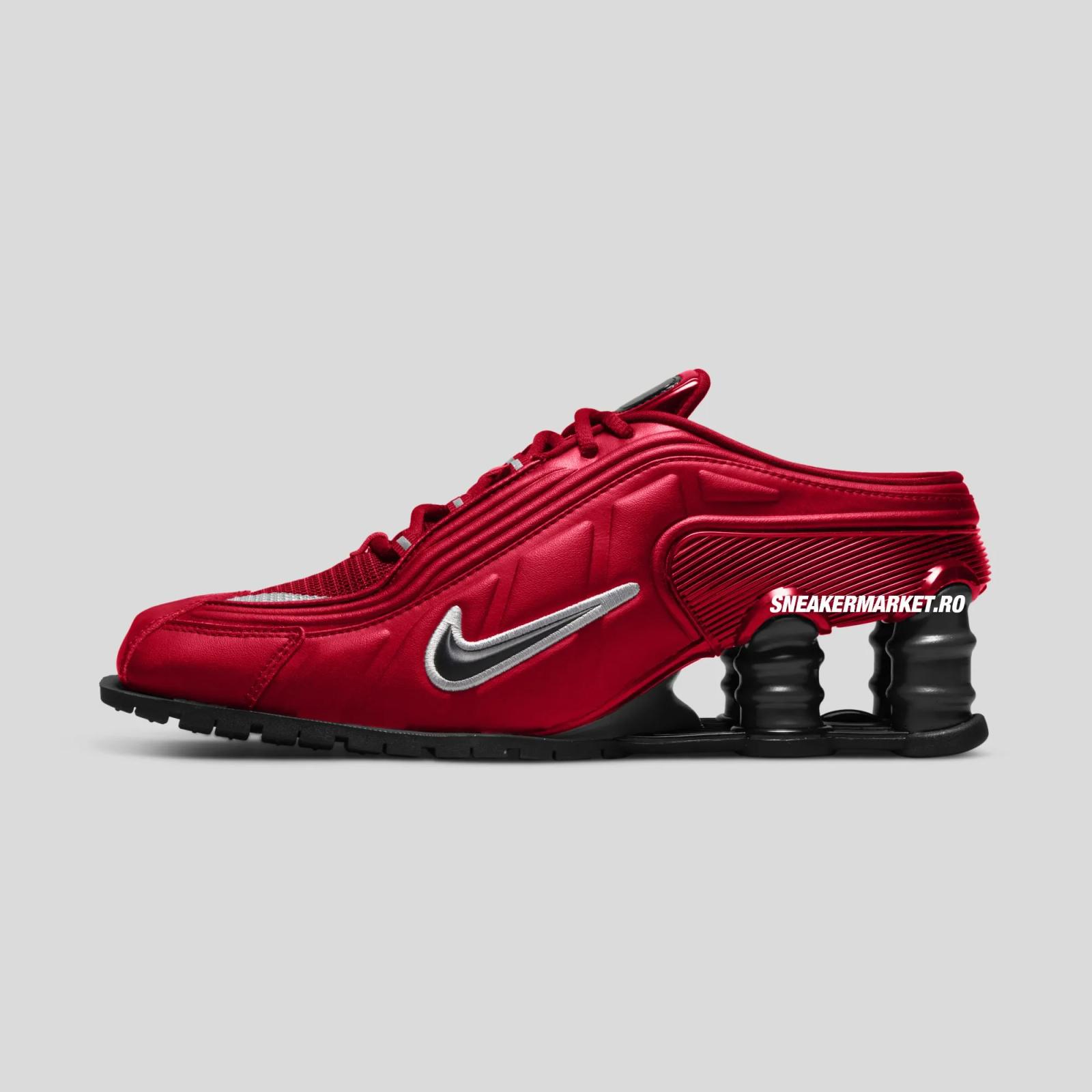 Martine Rose x Nike Shox MR4 Mule “Fire Red”