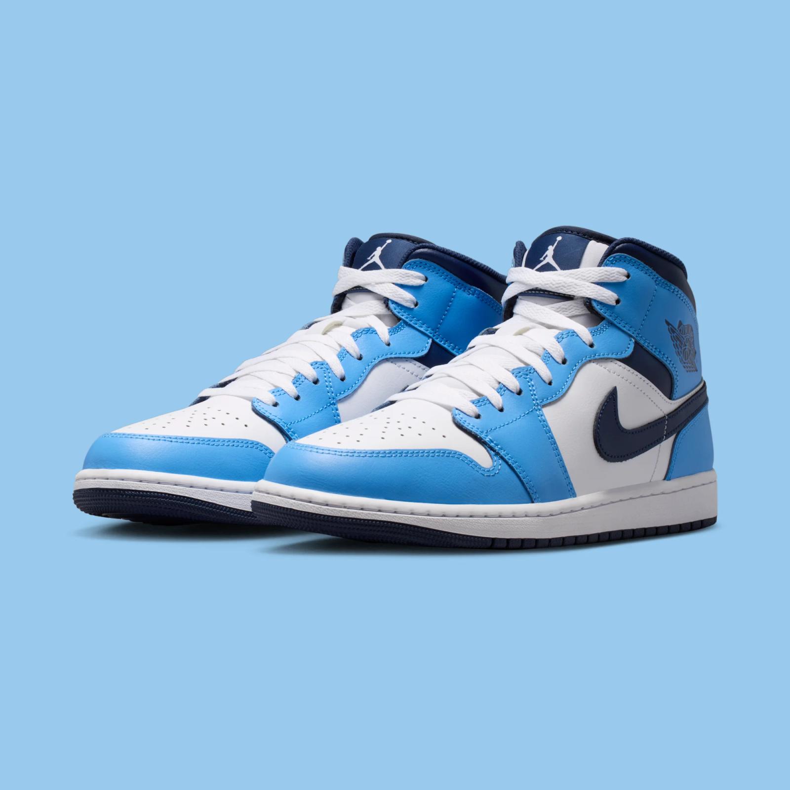 Air Jordan 1 Mid "University Blue" drops April 1st, 2026