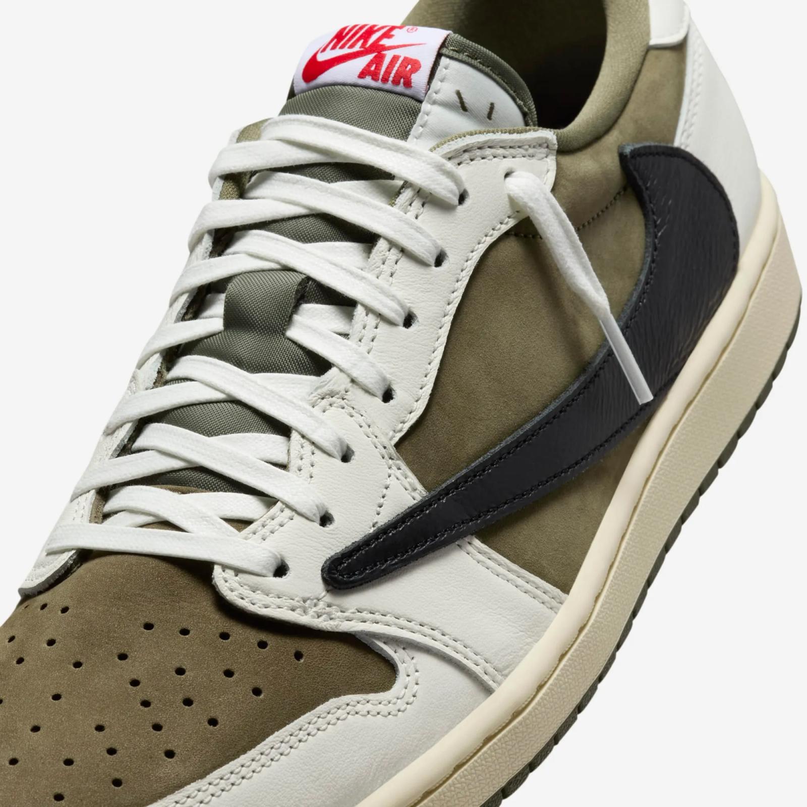 Travis Scott x Air Jordan 1 Low OG Medium Olive DM7866-200