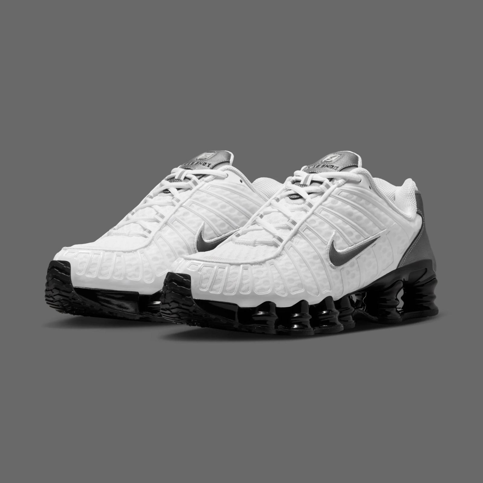 Nike Shox TL "White & Cool Grey" releases April 1st, 2026