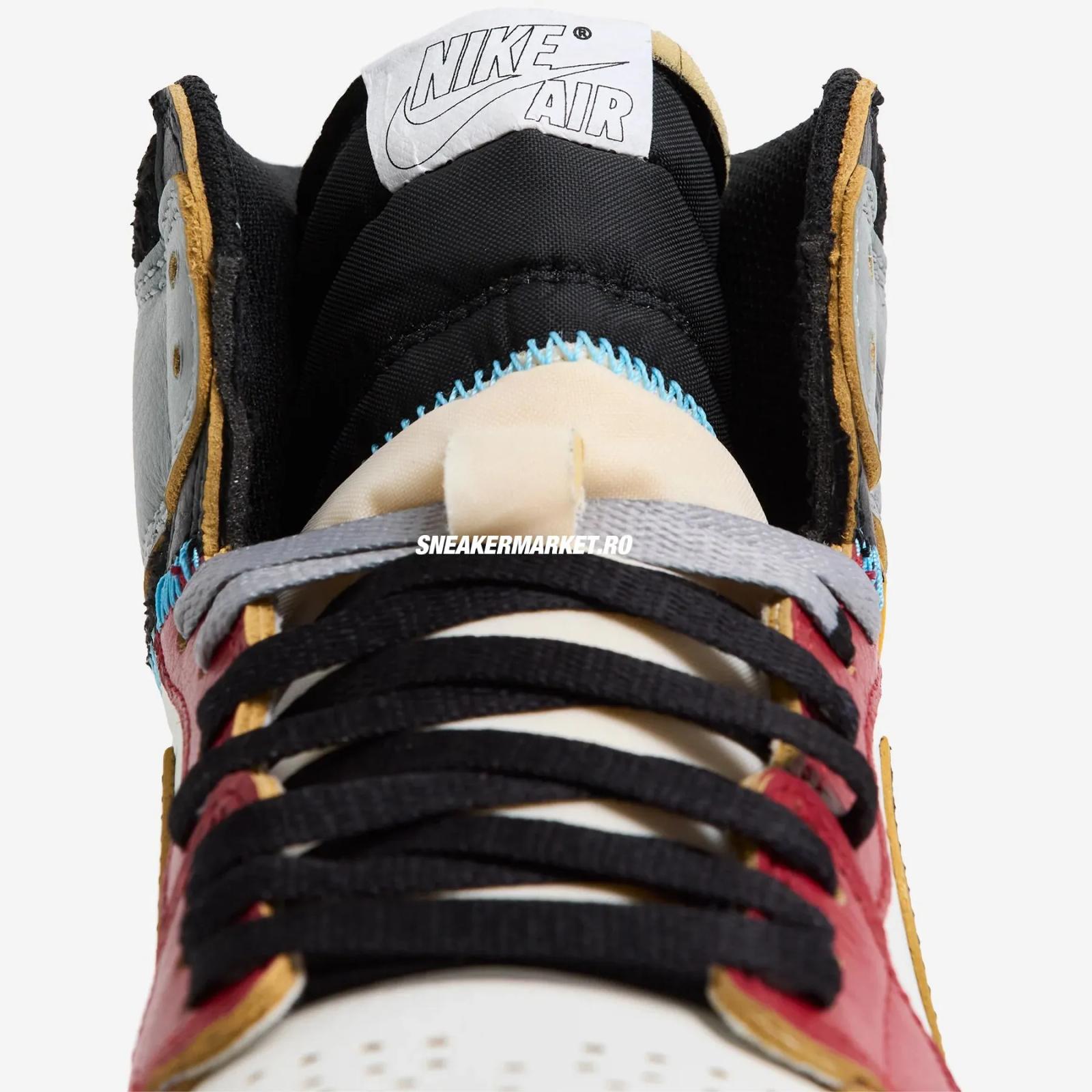 Union x Air Jordan 1 Retro High OG SP GH Varsity Red HV8563-600