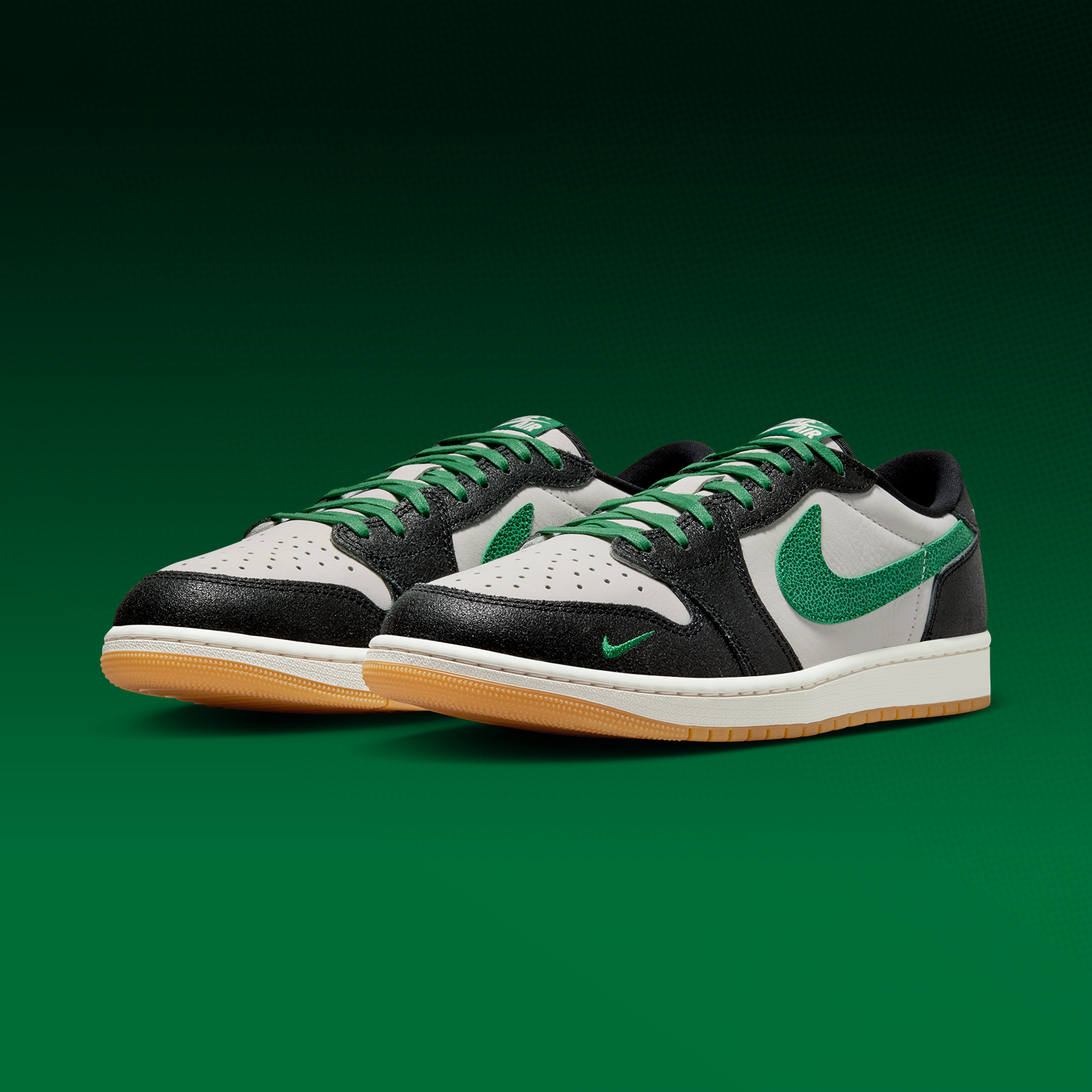 Air Jordan 1 Retro Low OG "Pine Green & Black" drops June 6th, 2026