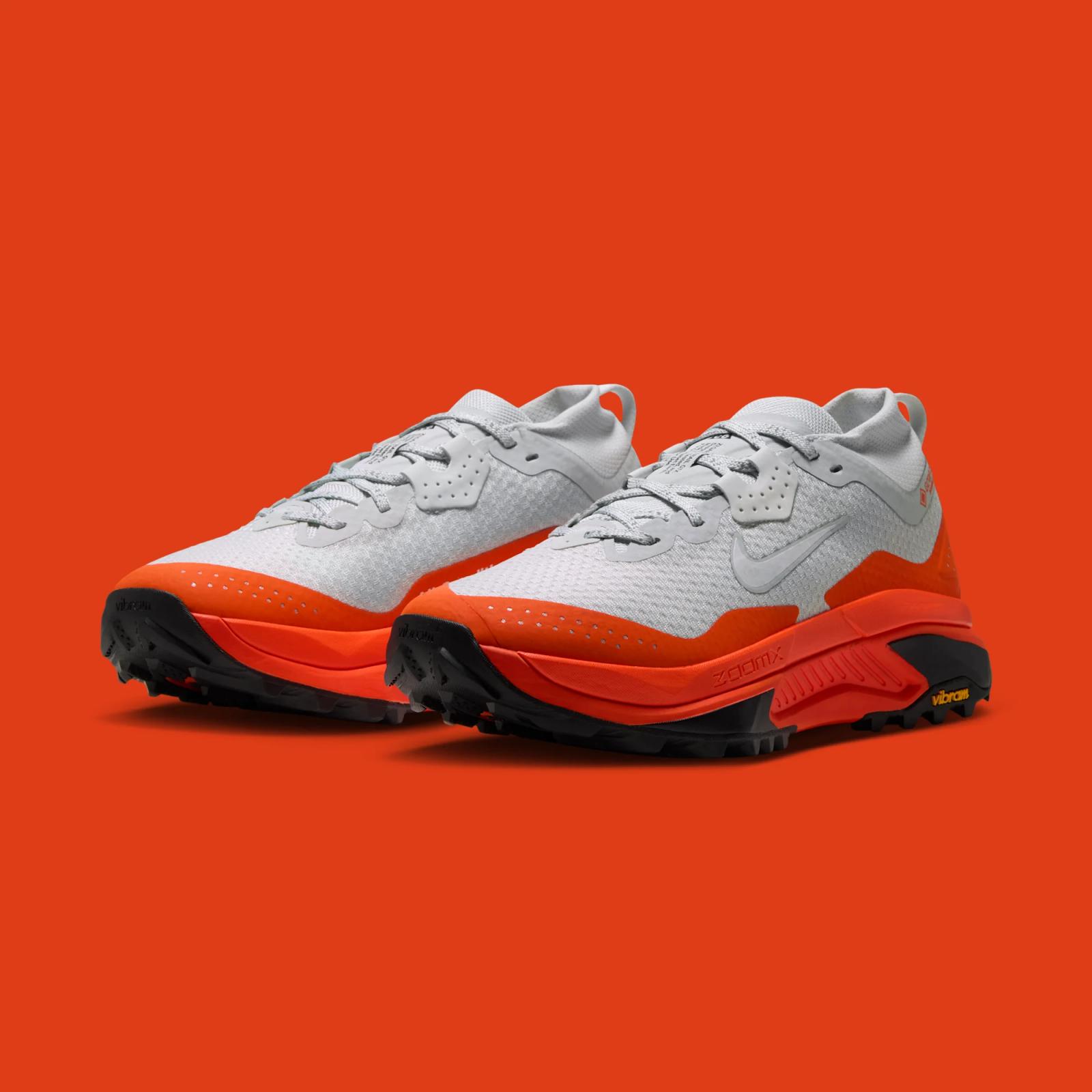 Nike ACG Zegama Trail Gore-Tex W "Light Silver & Safety Orange" drops September 25th, 2026