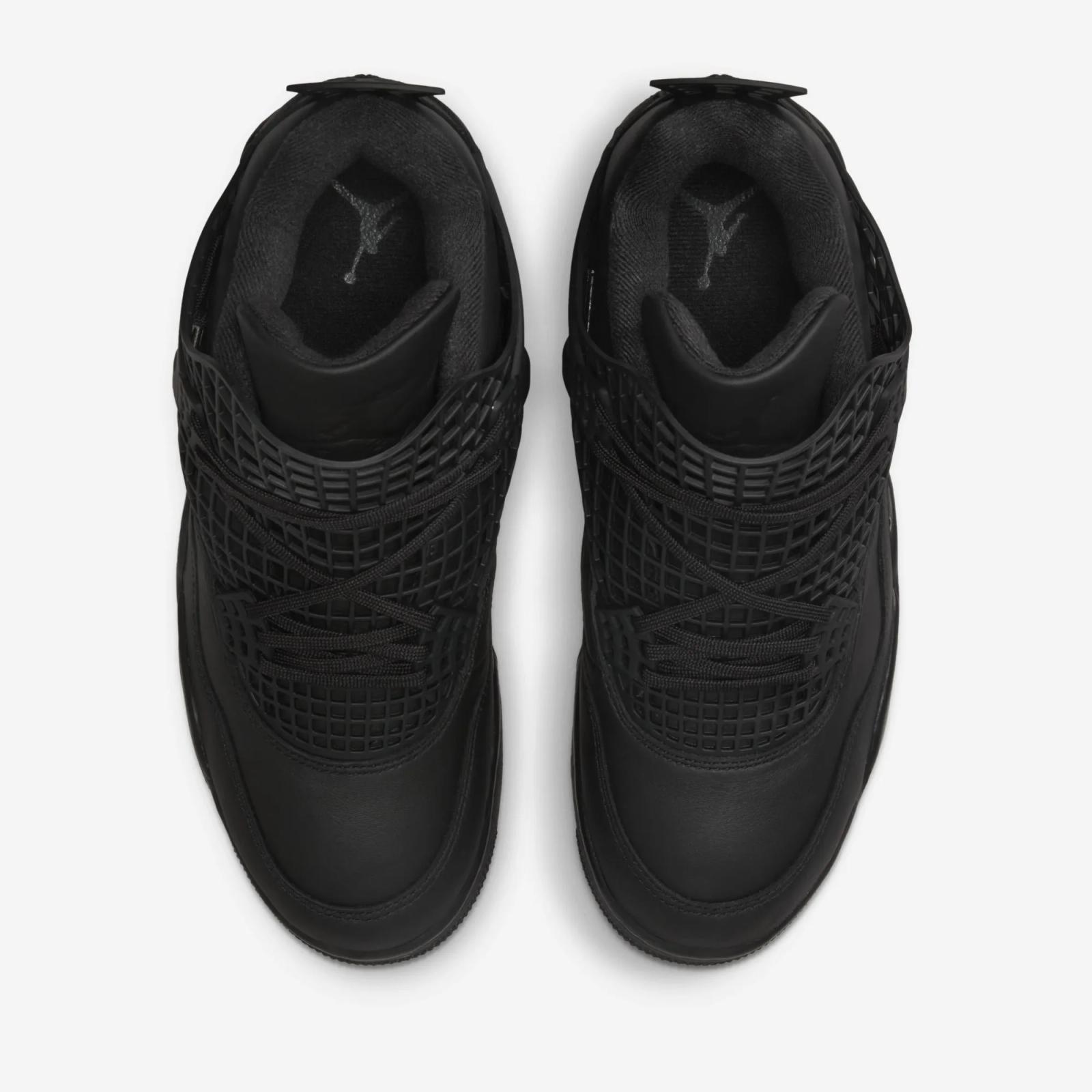 Air Jordan 4 Retro NET Black / Metallic Silver FN7251-001 Release Date