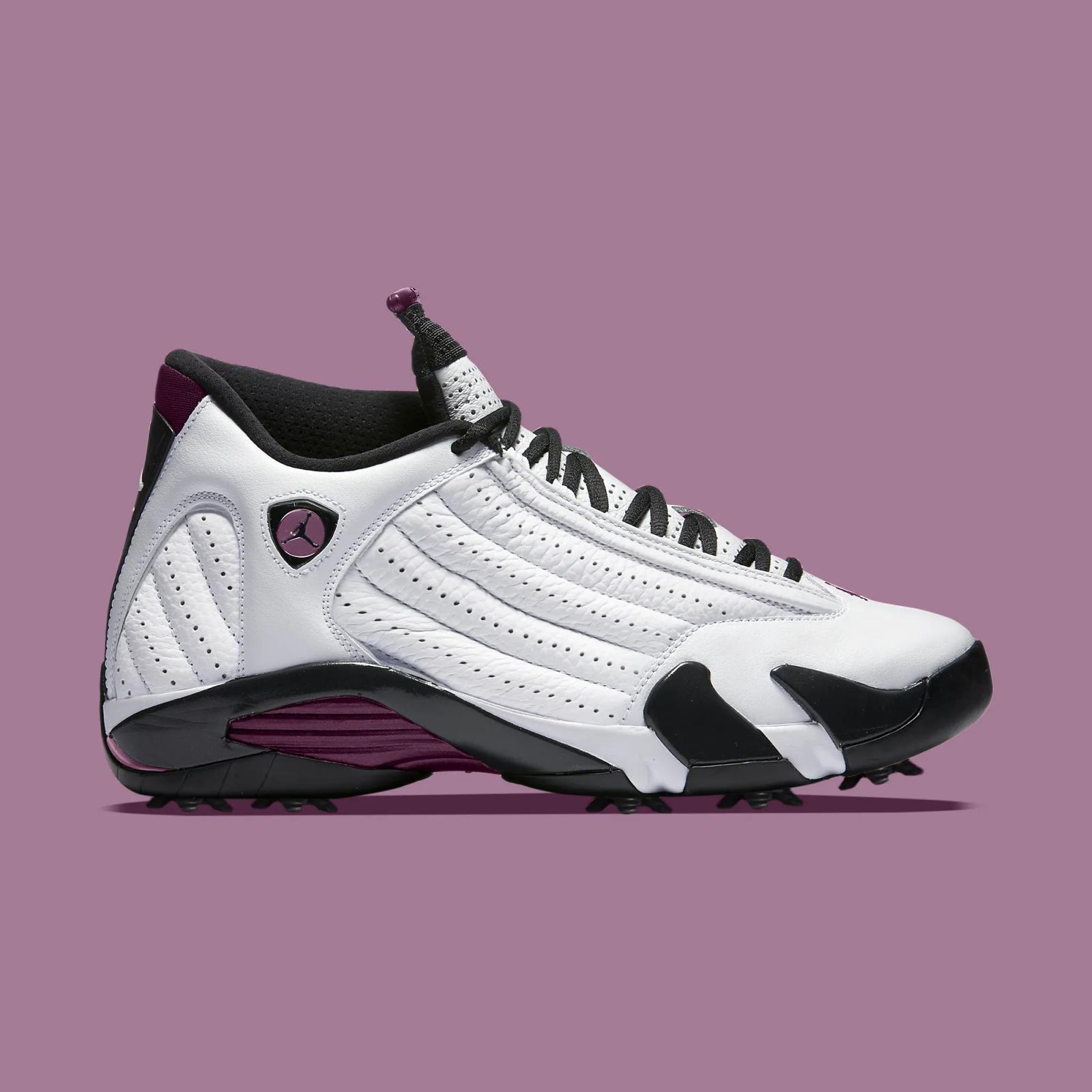 Air Jordan 14 Golf NRG White / Bordeaux IB1828-100 Release Date 2025