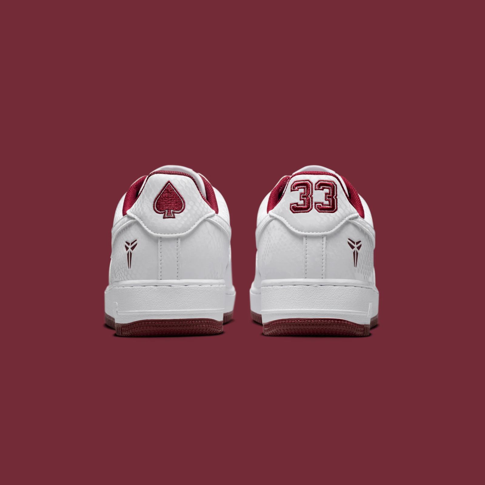 Kobe Bryant x Nike Air Force 1 Low “White & Team Red” releasing in 2026