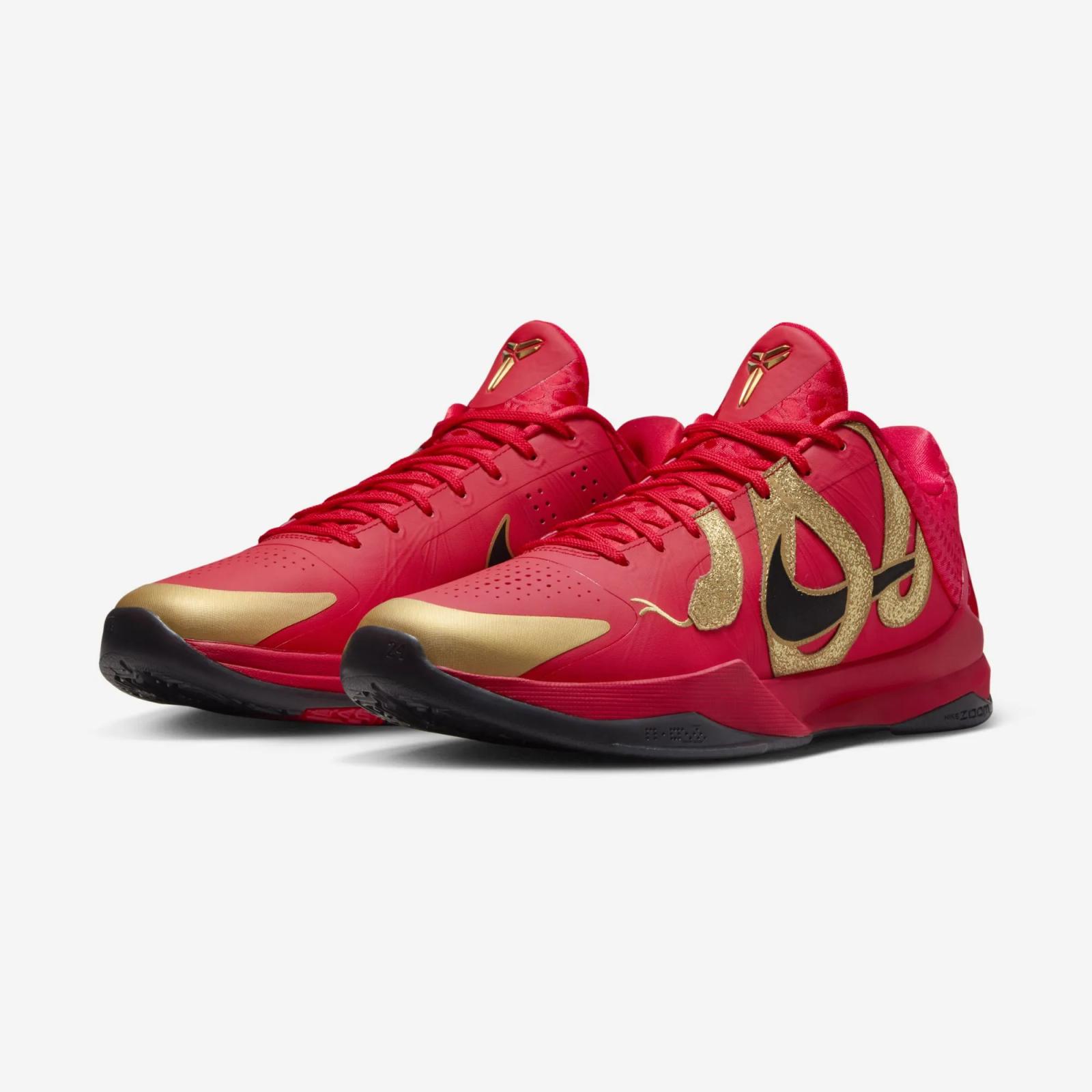 Nike Kobe 5 Protro University Red / Metallic Gold HF5182-600 Year Of The Mamba Release Date 2025