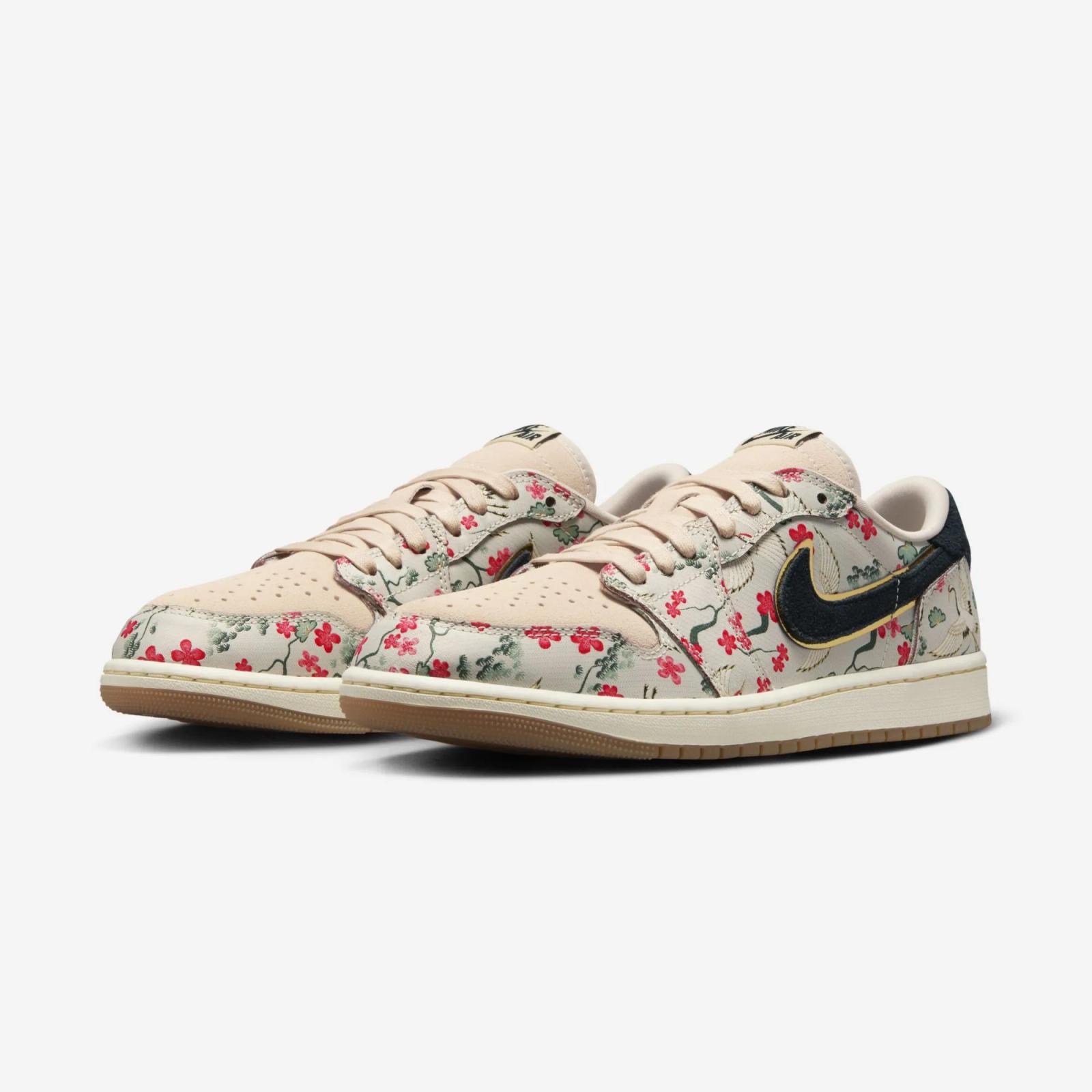 Rui Hachimura x Air Jordan 1 Low OG Cranes HV8293-100