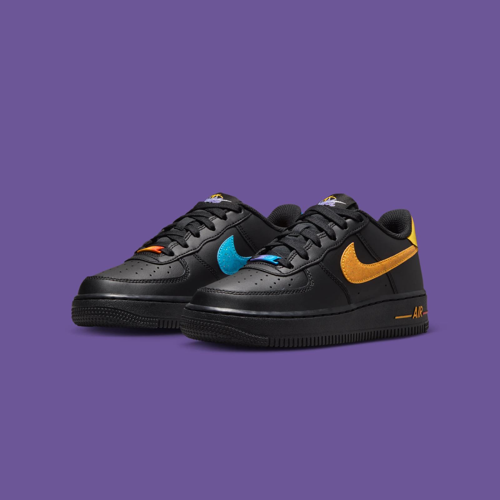 Nike Air Force 1 Low GS "Black & Multi-Color" drops in 2026