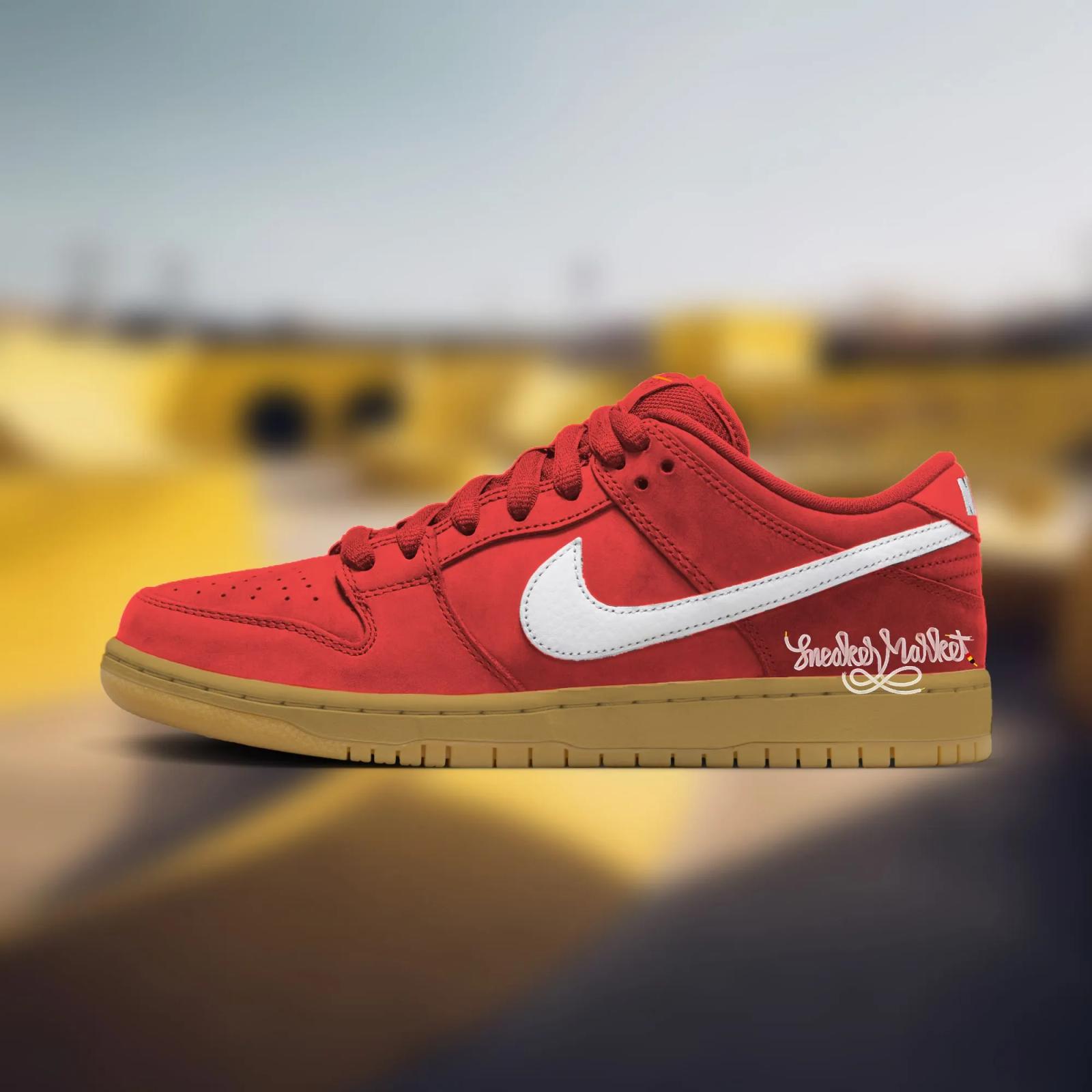 Nike SB Dunk Low Pro ISO University Red