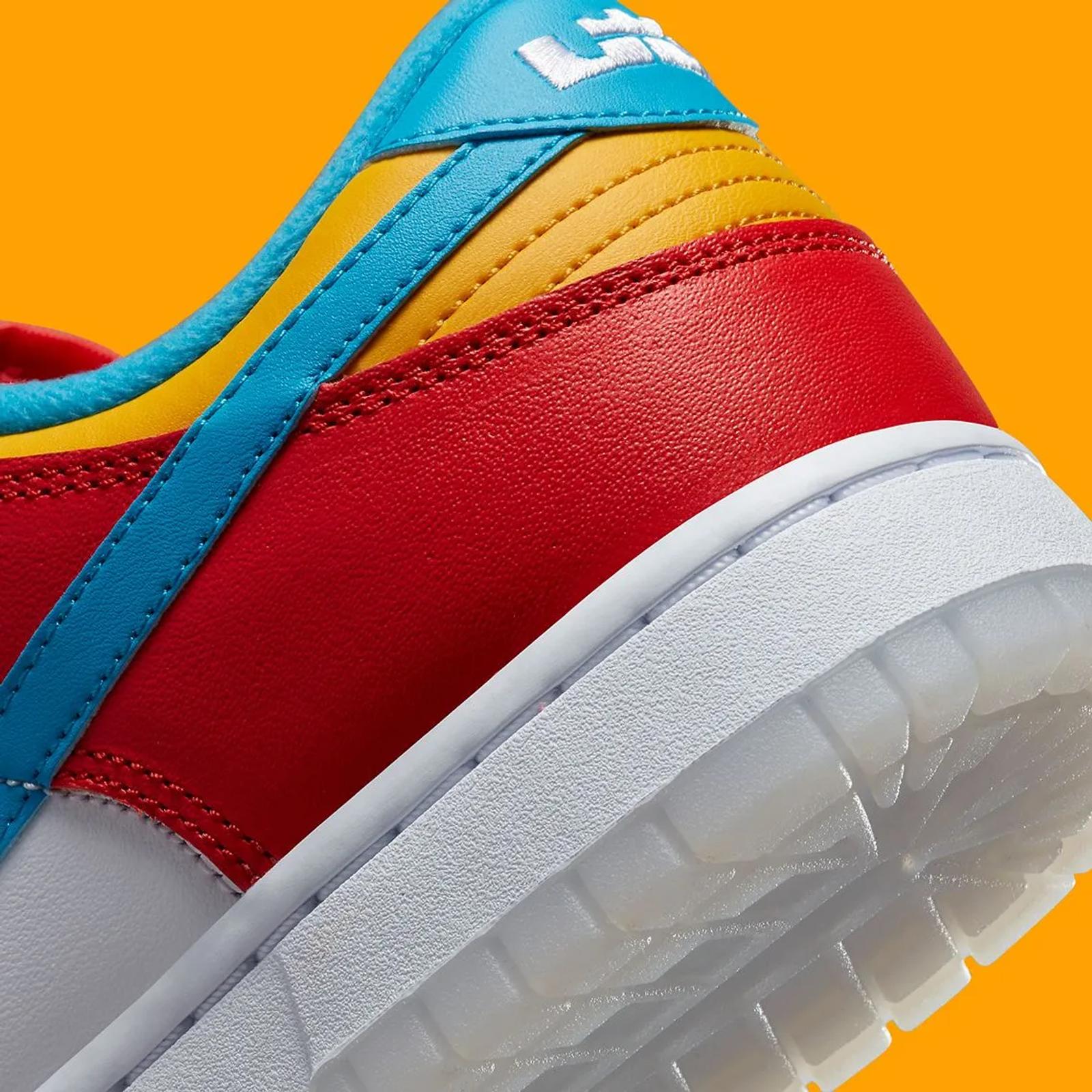 Nike x LeBron James Dunk Low Fruity Pebbles