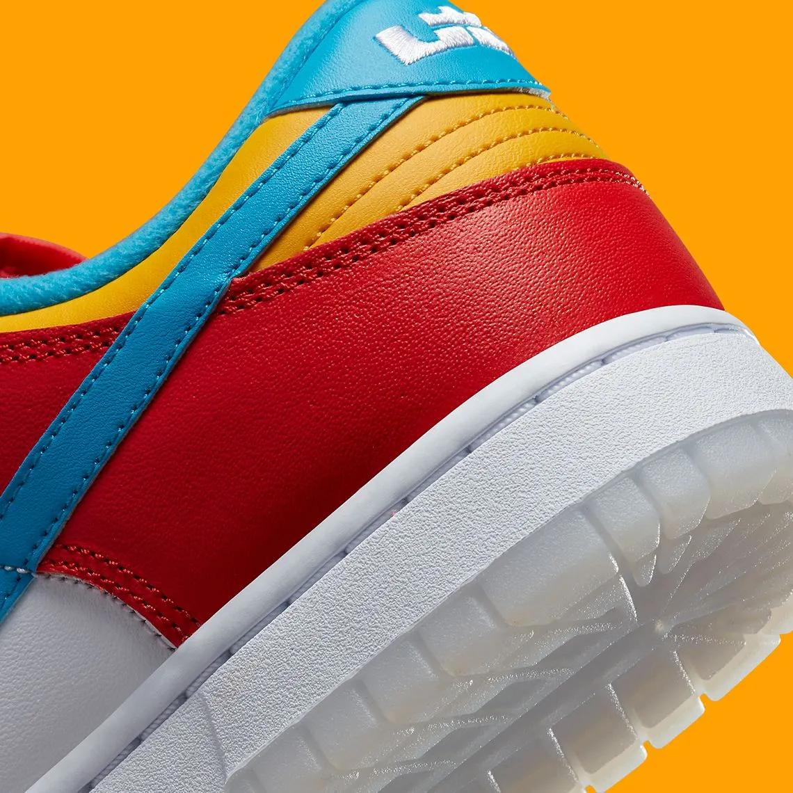 Nike x LeBron James Dunk Low Fruity Pebbles
