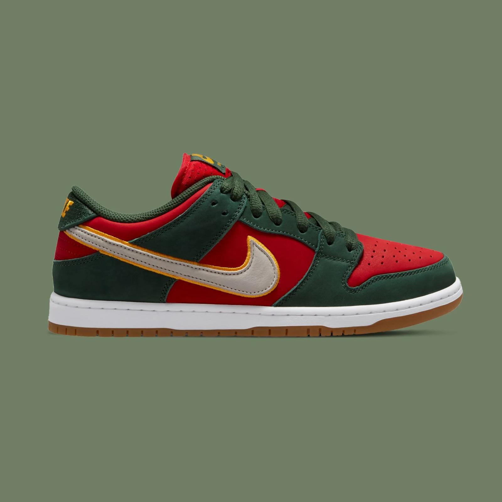 Nike SB Dunk Low Pro PRM Seattle Supersonics FZ1287-300