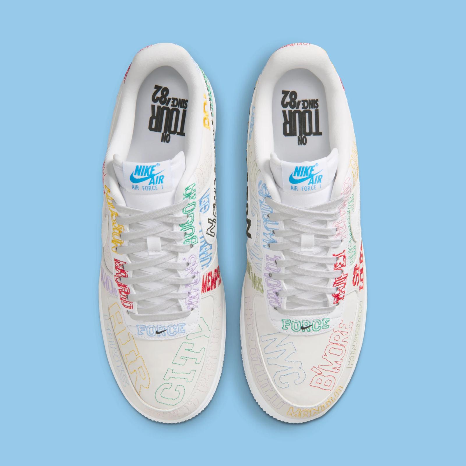 Nike Air Force 1 Low "On Tour White" drops May 1st, 2026