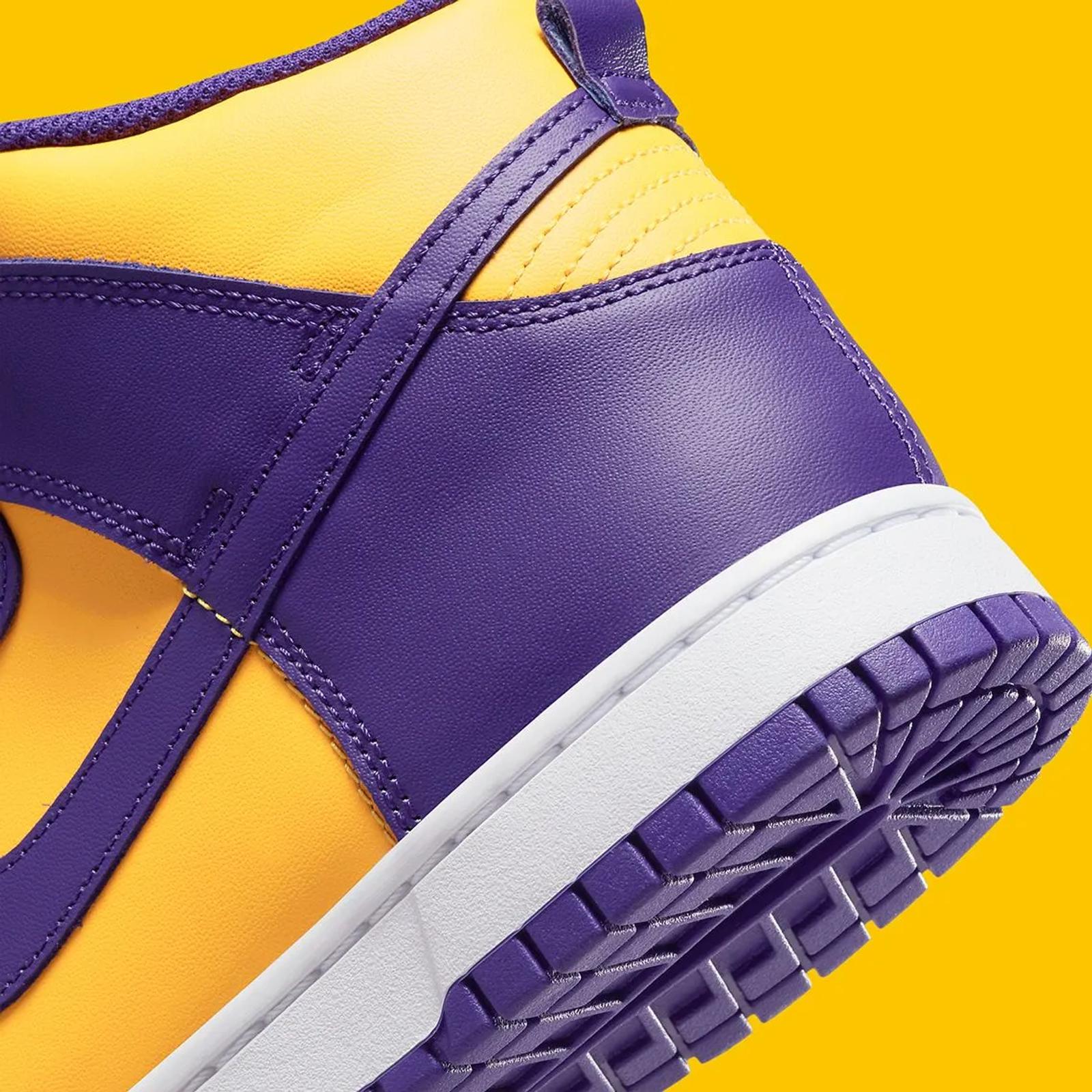 Nike Dunk High Purple Yellow