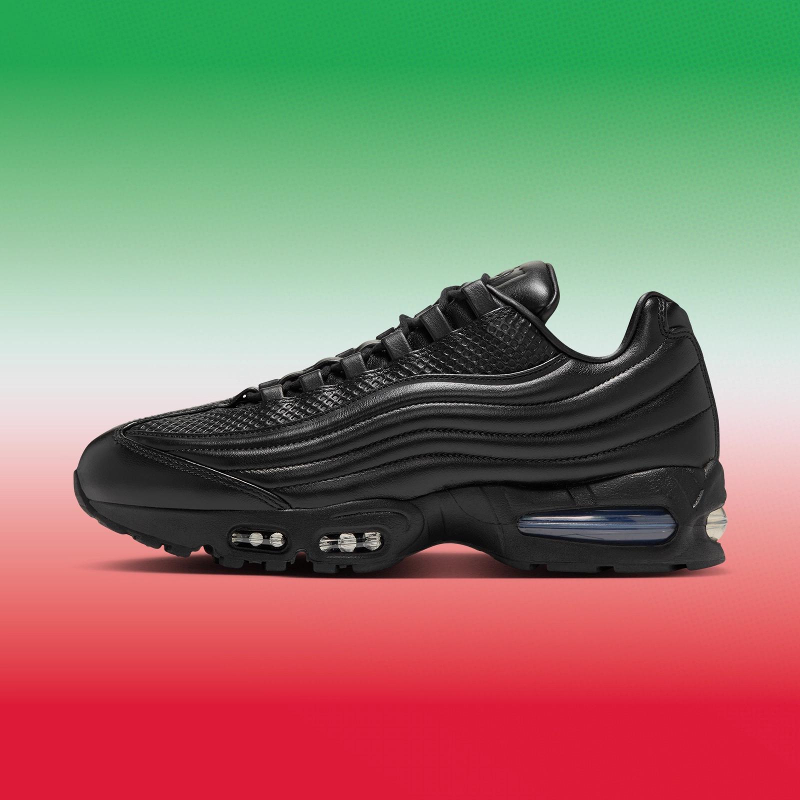 One Block Down x Nike Air Max 95 Big Bubble Lux "Black" drops in 2026