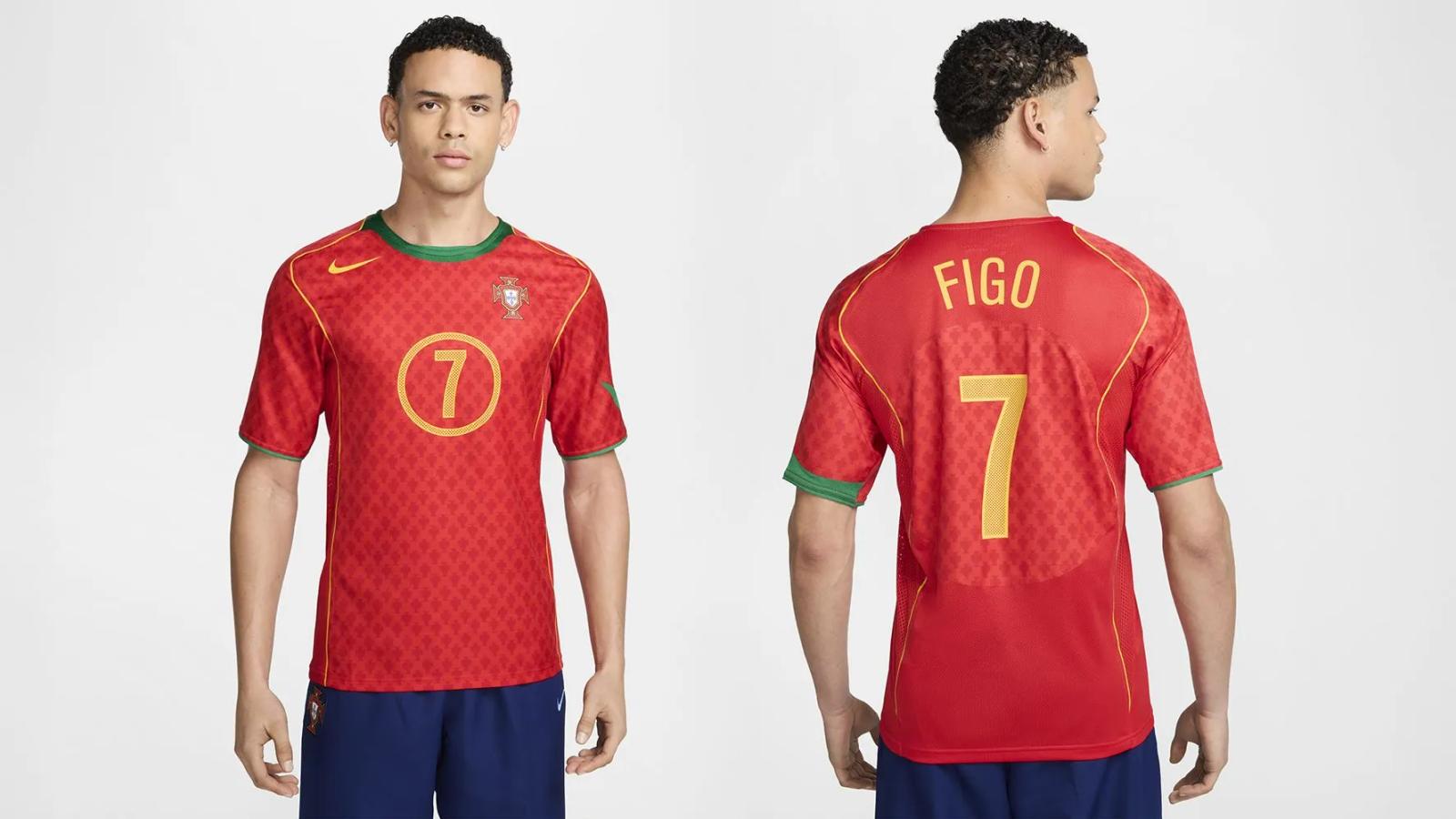 Nike Football Portugal 2004 Reissue Euro 2004 Jersey