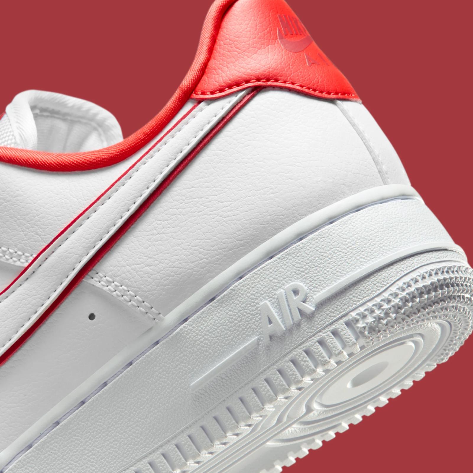 Nike Air Force 1 Low W "White & Tough Red" drops in 2026