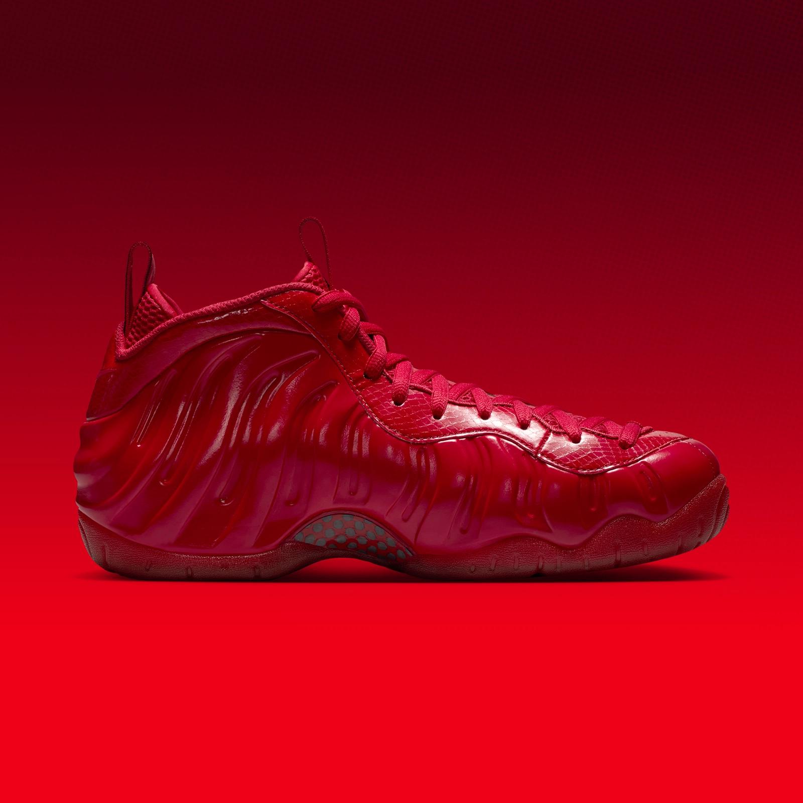 Nike Air Foamposite Pro “Gym Red & Black” releasing in 2026