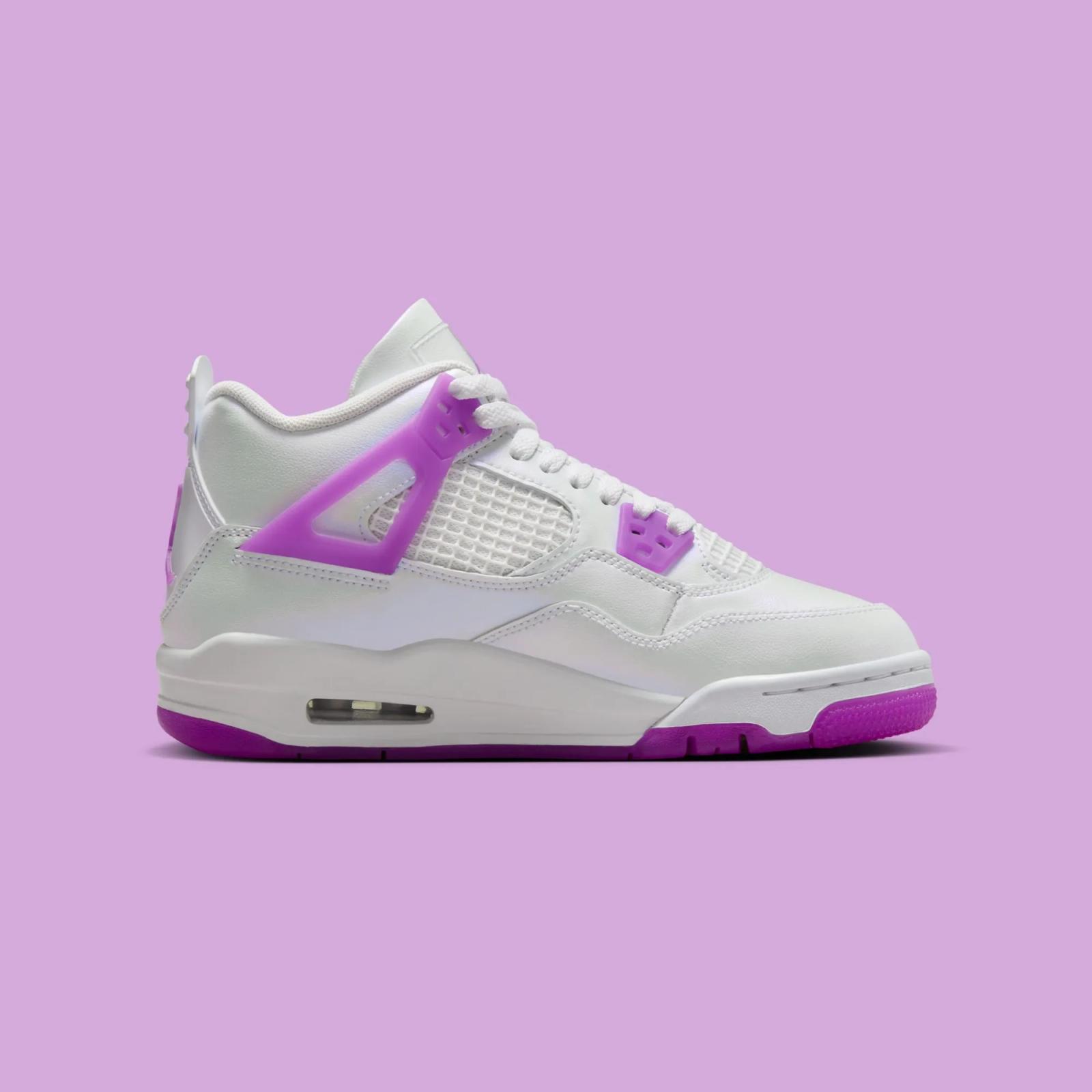 Air Jordan 4 Retro GS White / Hyper Violet FQ1314-151
