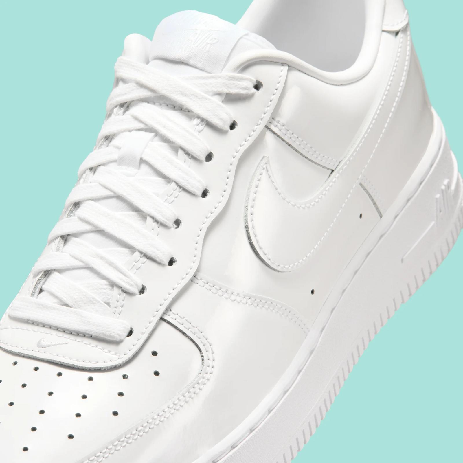 Nike Air Force 1 Low Premium "White Patent" drops in 2026
