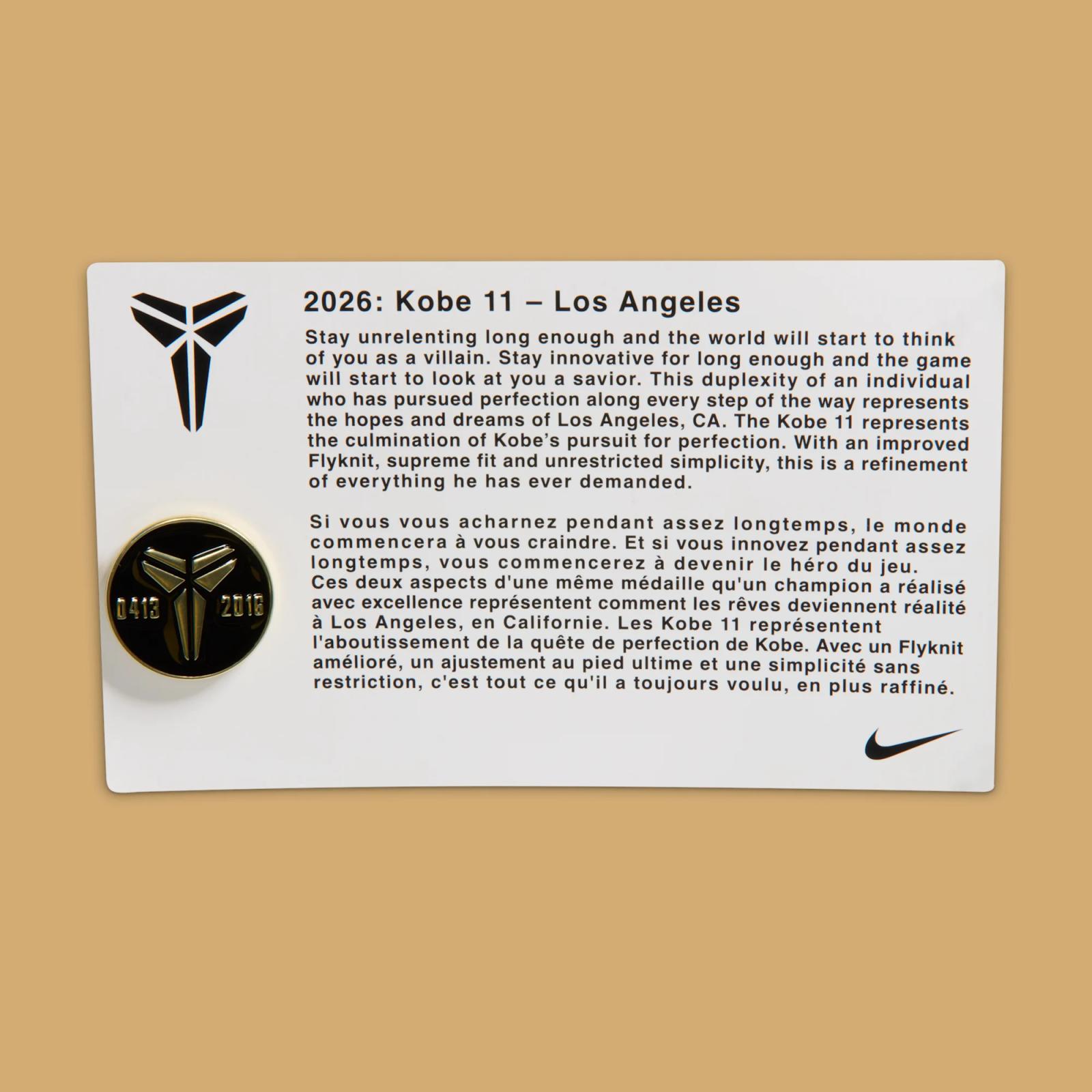 Nike Kobe 11 Elite Protro “Black & Metallic Gold” releasing in 2026